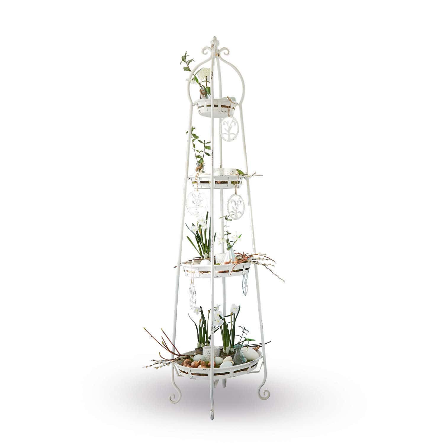Mirabeau Etagere Etagere Ipas antikweiß, Eisen