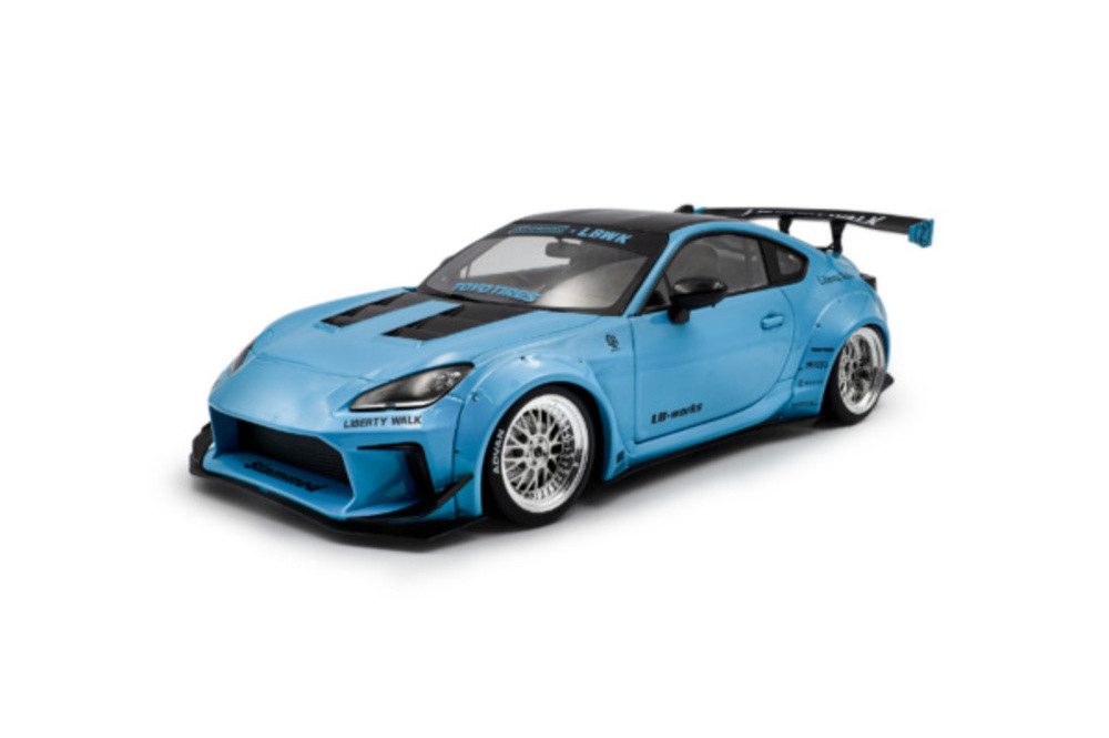 Solido Modellauto Toyota GR86 LBWK Bodykit 2024 blau, Maßstab 1:18