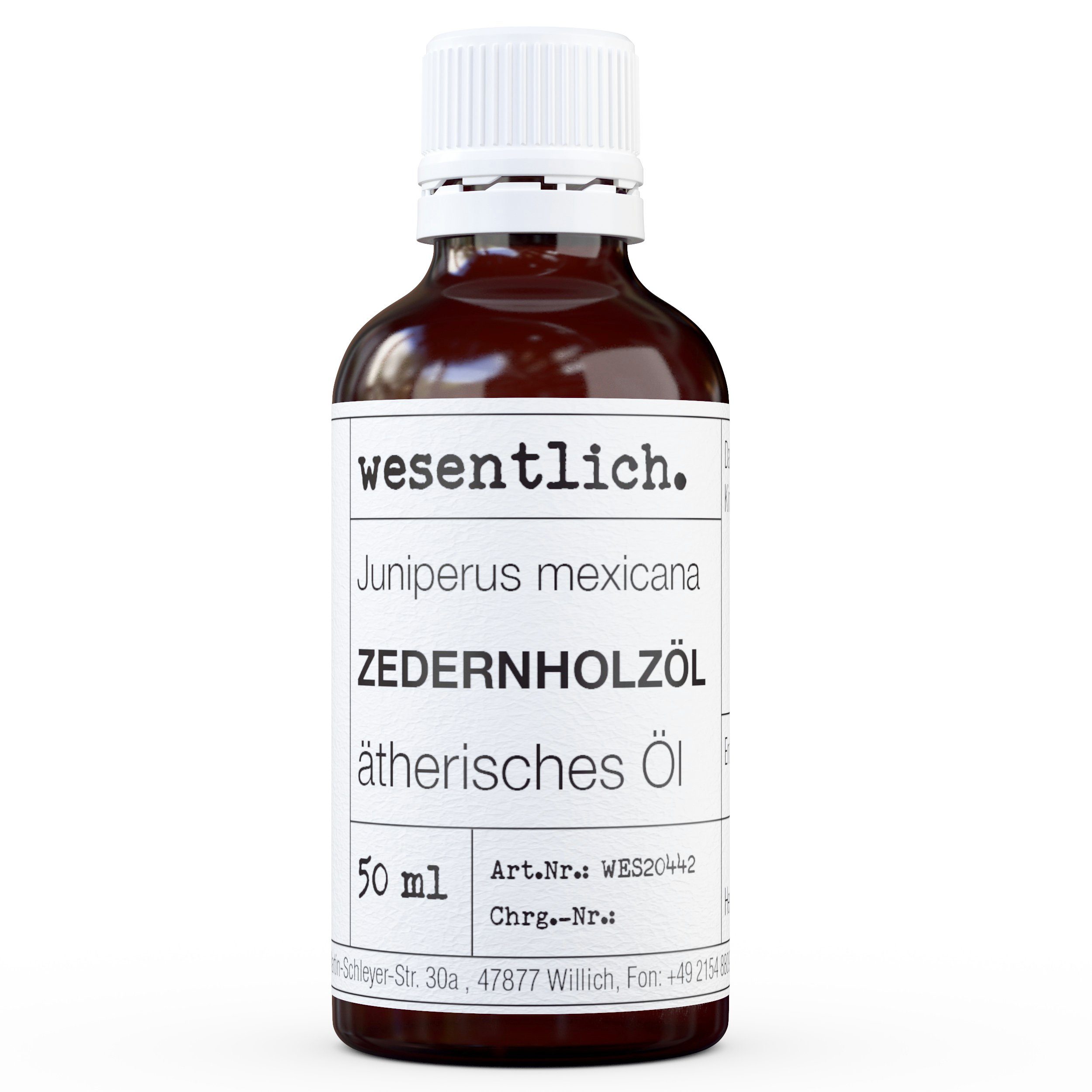 Duftlampe Zedernholzöl 50ml - ätherisches Öl
