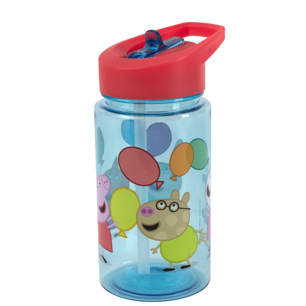 Trinkflasche Trinkflasche Peppa Pig mit Strohhalm 450ml
