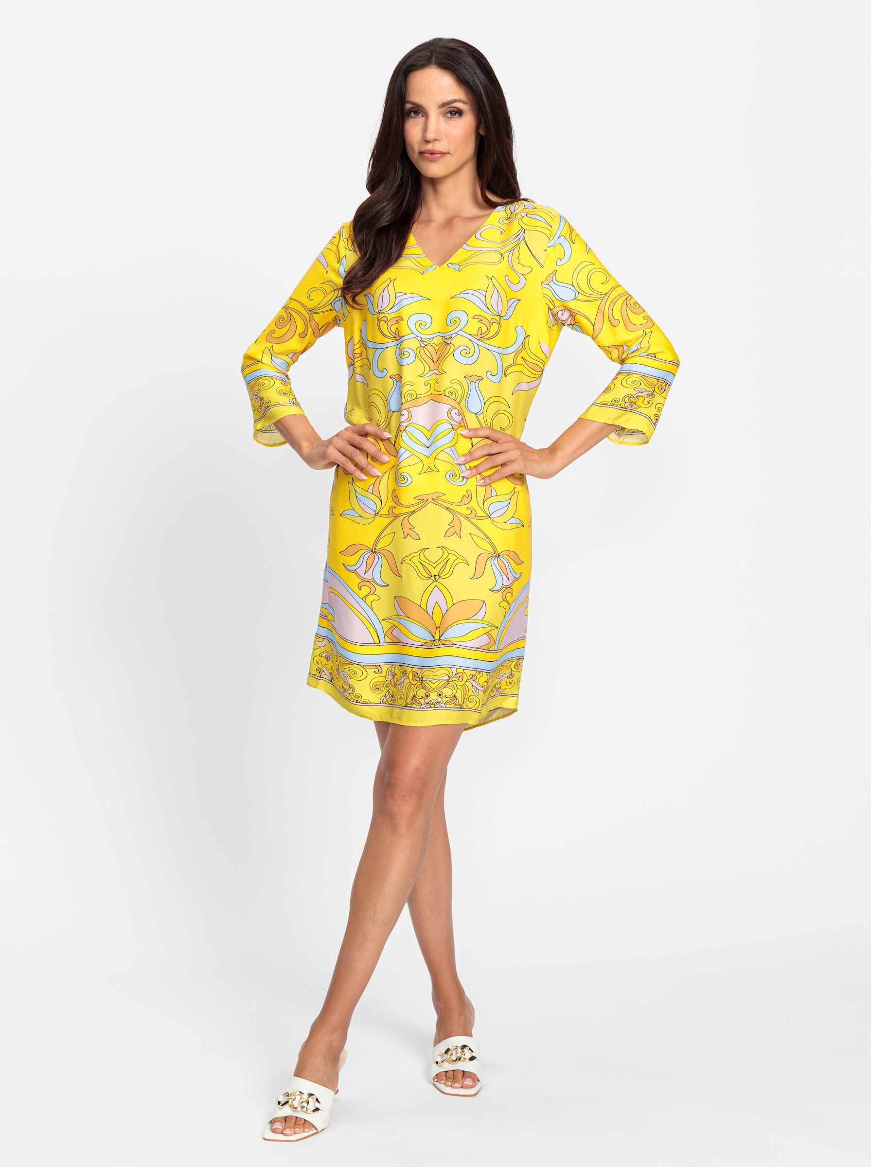 heine Etuikleid Druckkleid günstig online kaufen