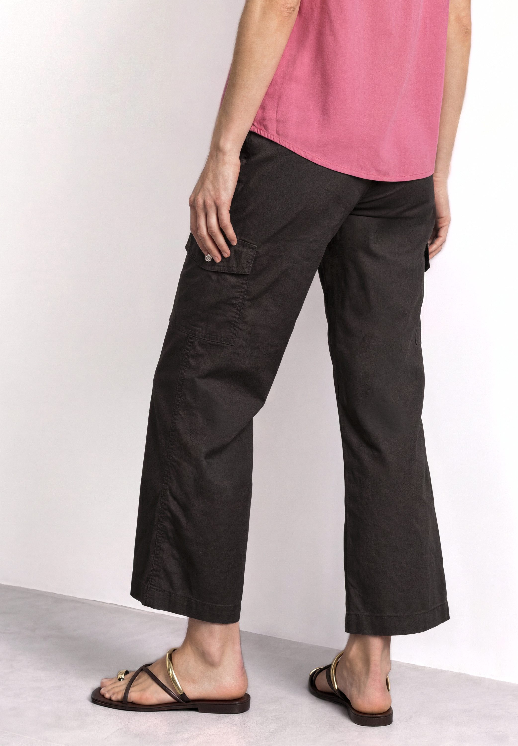 STREET ONE Stoffhose im Cargo-Style