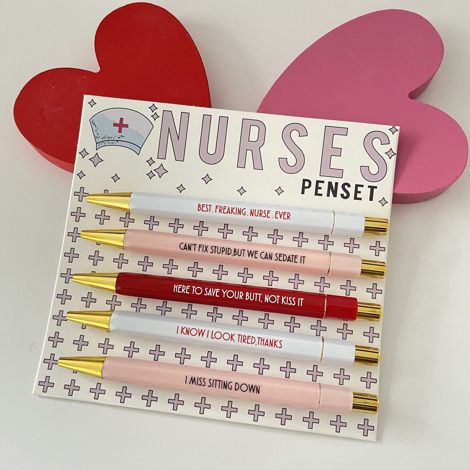 1 Lustiges Krankenschwestern, Lustige Kugelschreiber Für Stifte-Set Blusmart