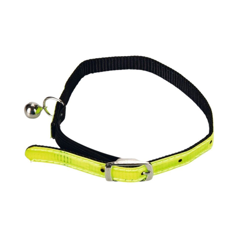 Katzen-Halsband Katzenhalsband Nylon, reflektierend gelb