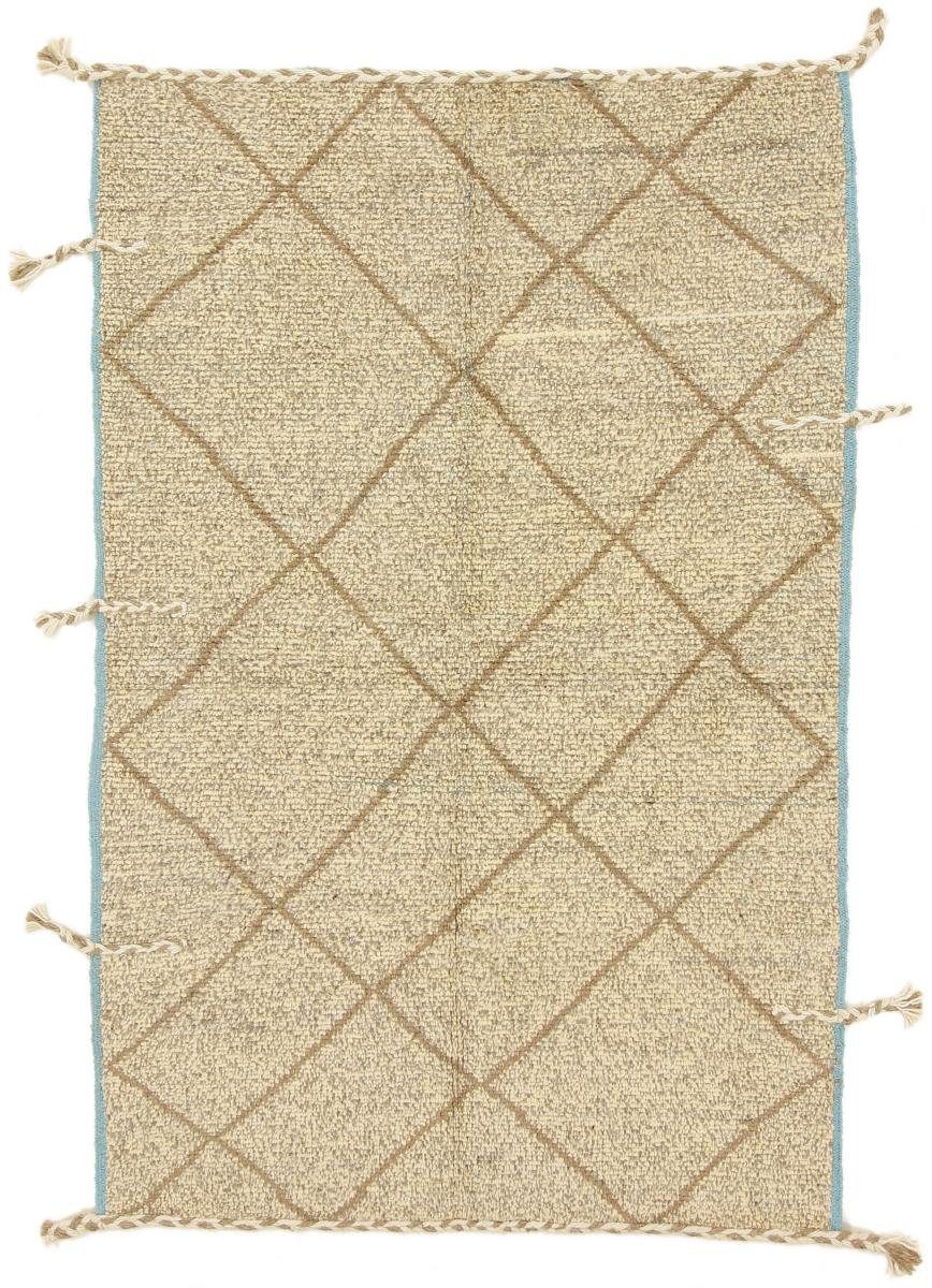 Design Nain Moderner Handgeknüpfter rechteckig, 25 Trading, Berber Orientteppich, Maroccan Höhe: 125x151 Orientteppich mm