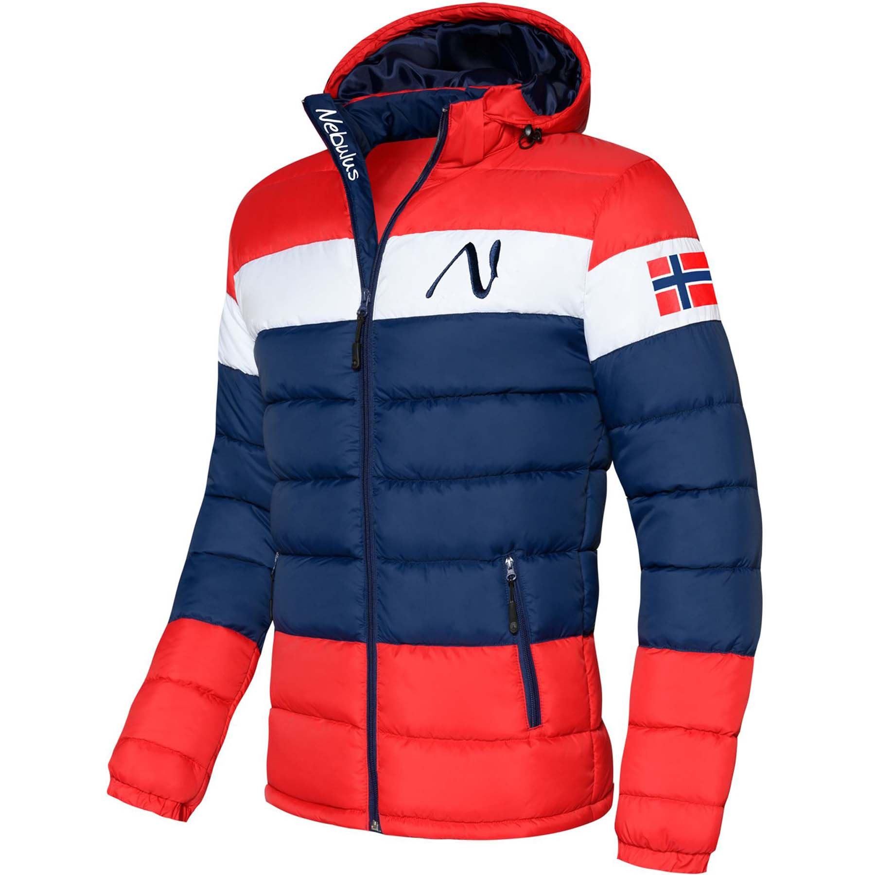 Nebulus Winterjacke MIXUP, P4831 - Herren, blau-rot, M