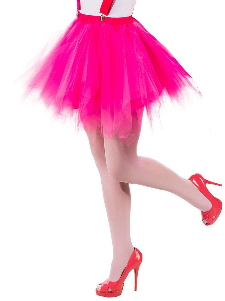 Orlob Kostüm Tüllrock Tutu voluminös pink