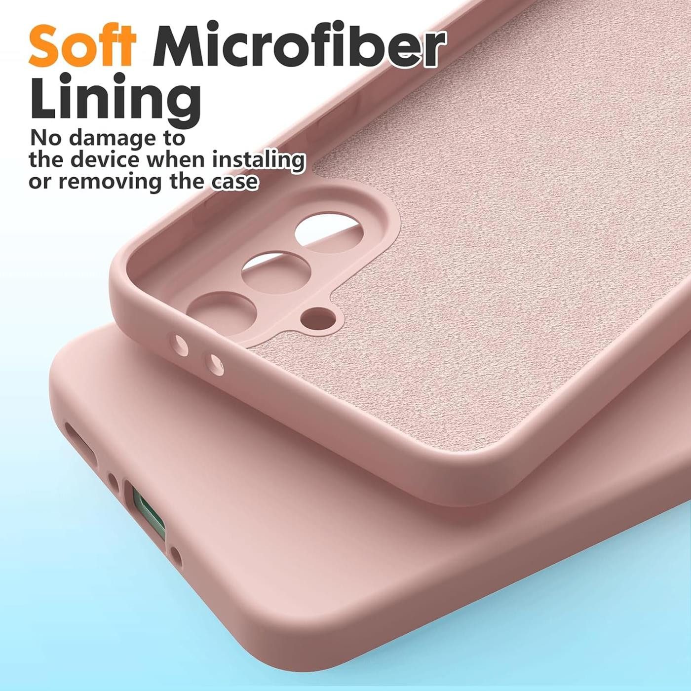CoolGadget Handyhülle Silikon Colour Series Slim Case für Samsung Galaxy A56 5G 6,7 Zoll, Hülle weich Handy Cover für Samsung A56 5G Schutzhülle – Bild 4 von 5