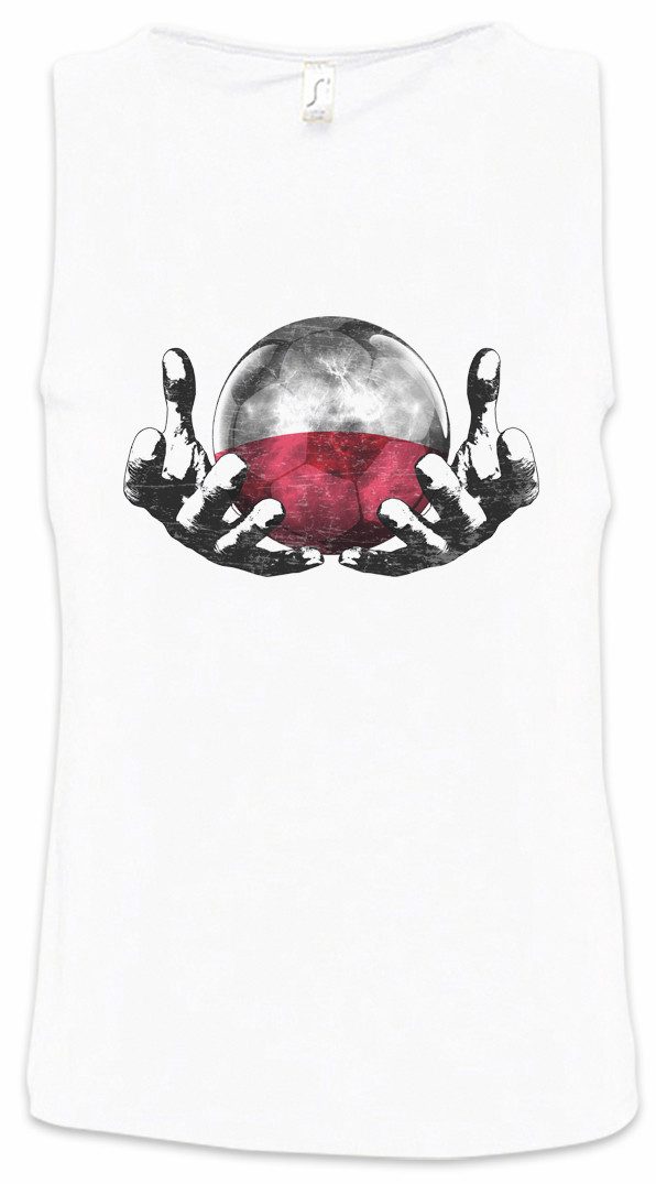 Urban Backwoods Tanktop Poland Football Magic Ball Ärmelloses T-Shirt Polen Polnisch Polnische Fahne Polish Fußball Fussball