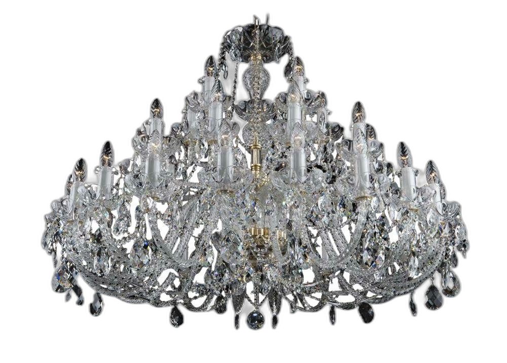 Xlmoebel Kronleuchter Bohemia IVELE Kristall Deckenleuchte mit elegantem Design, Hergestellt in Europa