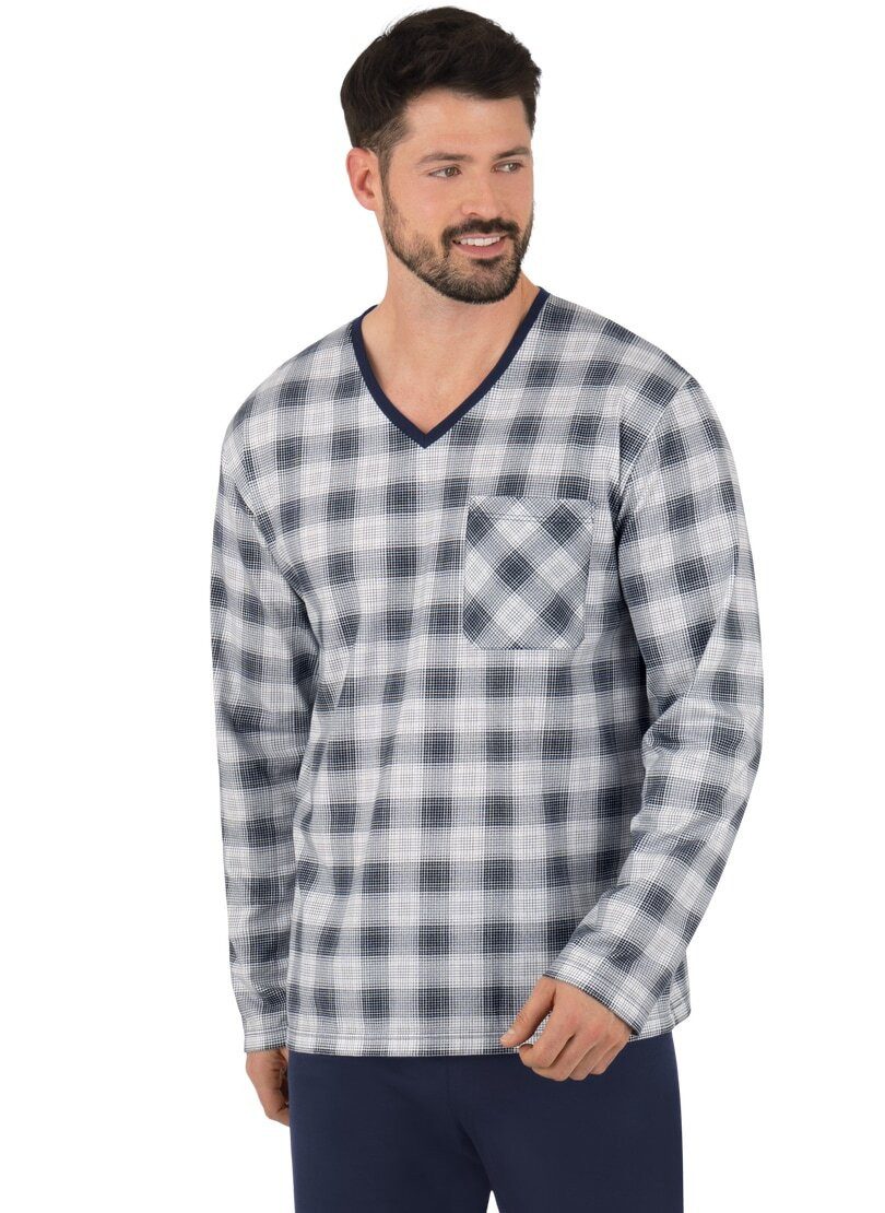 Trigema Pyjama Homme – Pantalon Long En Jersey Luxe Coton, Confortable Et élégant