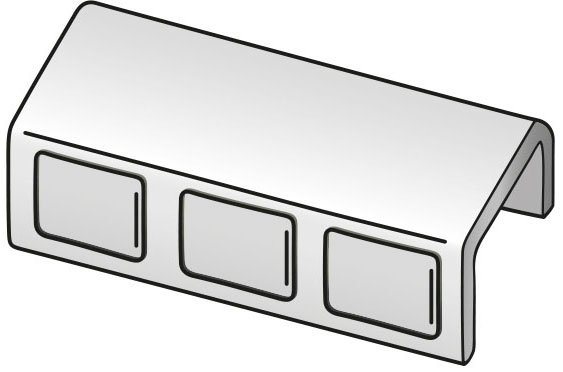 Schienenverbinder für Vorhangschienen Credo/-Vorhangschienen, GARESA,  (1-tlg), Schienenverbinder zum Verbinden von 2 Schienen von \