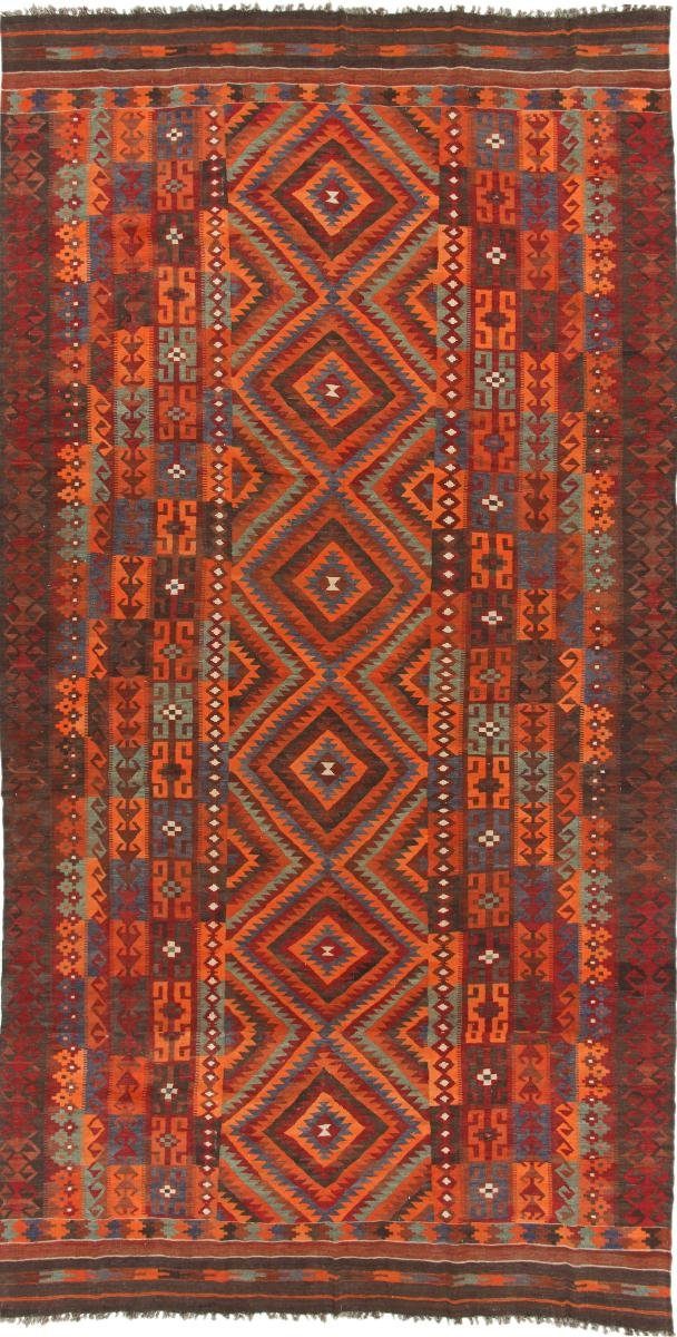 Orientteppich Kelim Afghan Antik 281x522 Handgewebter Orientteppich Läufer, Nain Trading, rechteckig, Höhe: 3 mm | Kurzflor-Teppiche