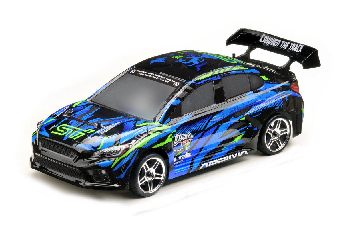 Absima RC-Auto 1:10 Green Power Elektro Modellauto Rally Car ATC3.4 V2 Allrad (On- u. Offroad, inkl. 2,4 GHz Fernsteuerung), für dein eigenes Rally-Game