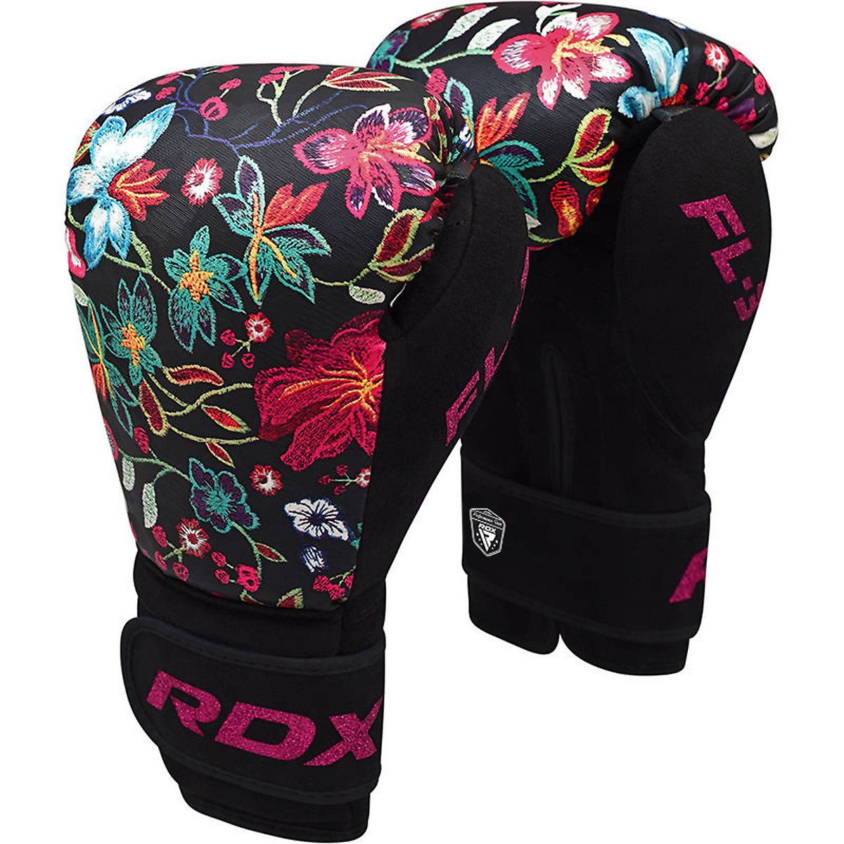 RDX Boxhandschuhe FL3 Damen Boxhandschuhe Floral Kunstleder Haken und Schleife