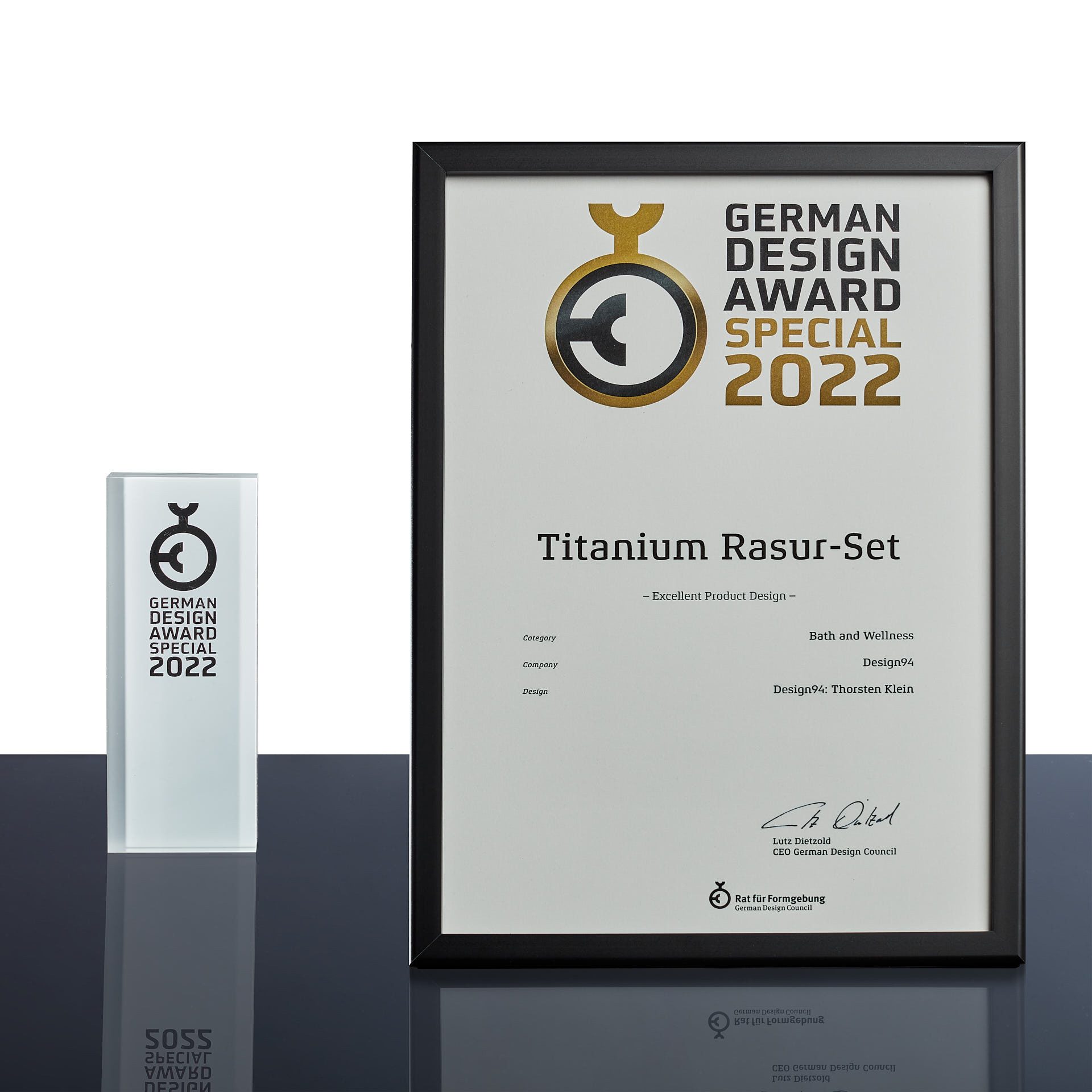 Design94 Rasierschale Titanium Seifenschale