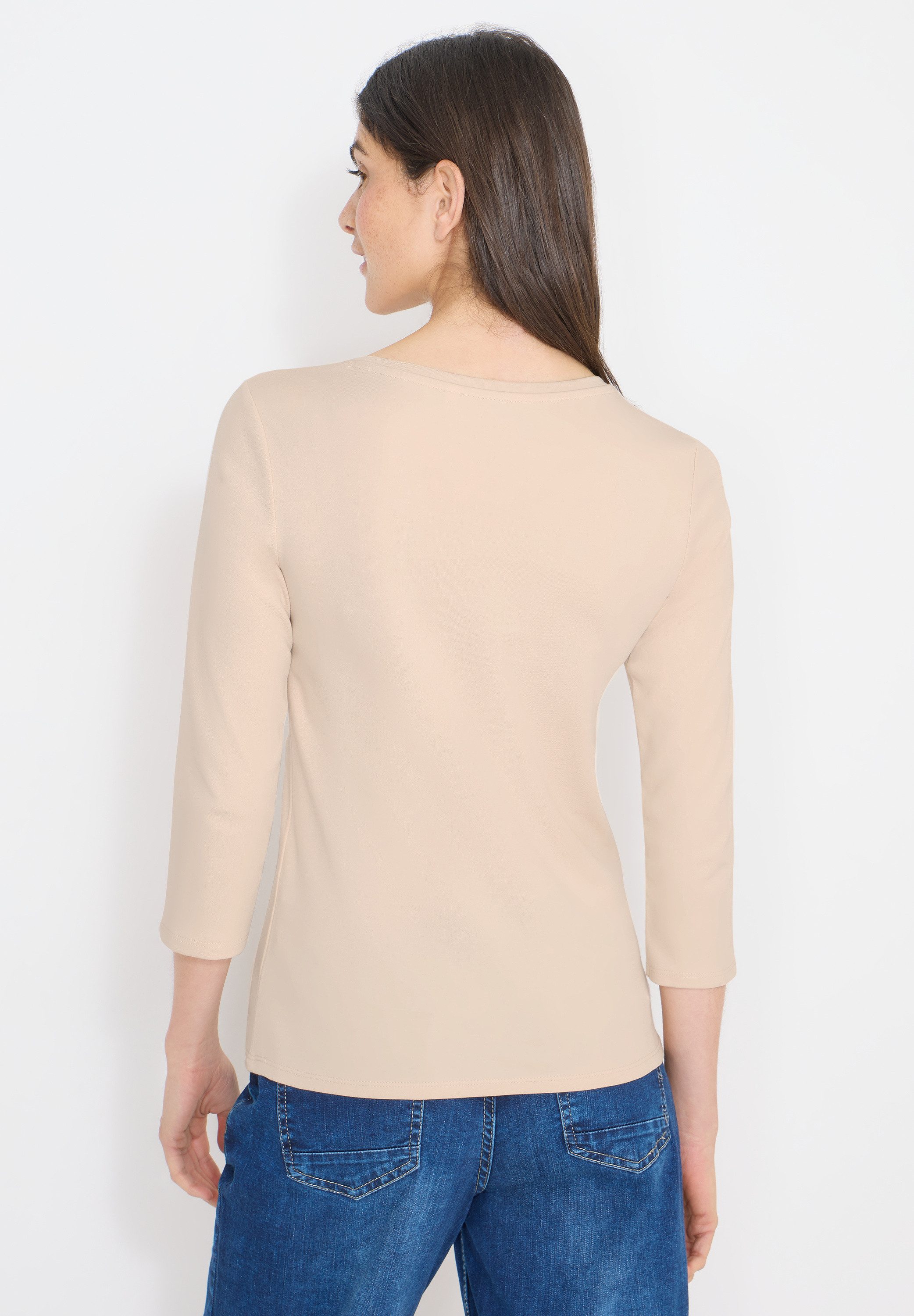 CECIL 3/4-Arm-Shirt aus reiner Baumwolle – Bild 3 von 5