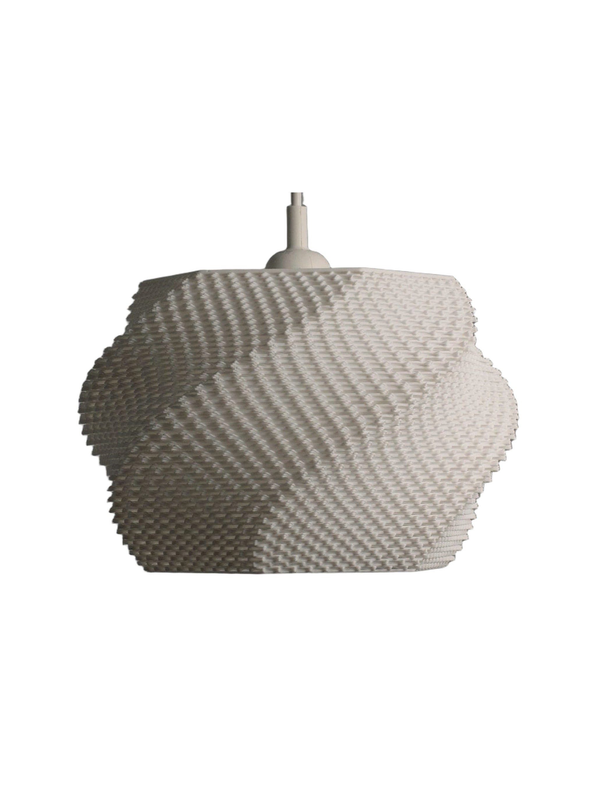 Roomberry Lampenschirm Wavy Lampenschirm für Pendelleuchten E27 Lampenfassung