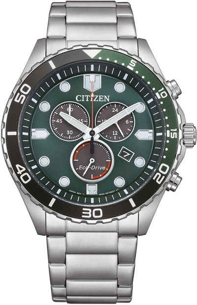 Citizen Chronograph AT2561-81X, Armbanduhr, Herrenuhr, Solar, Stoppfunktion