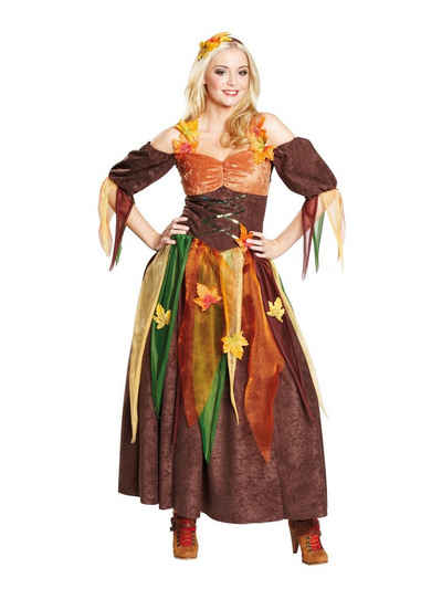 Rubie´s Kostüm Herbstfee, Mit diesem warmen, langen Feen- oder Hexenkostüm wird der Straßenkar