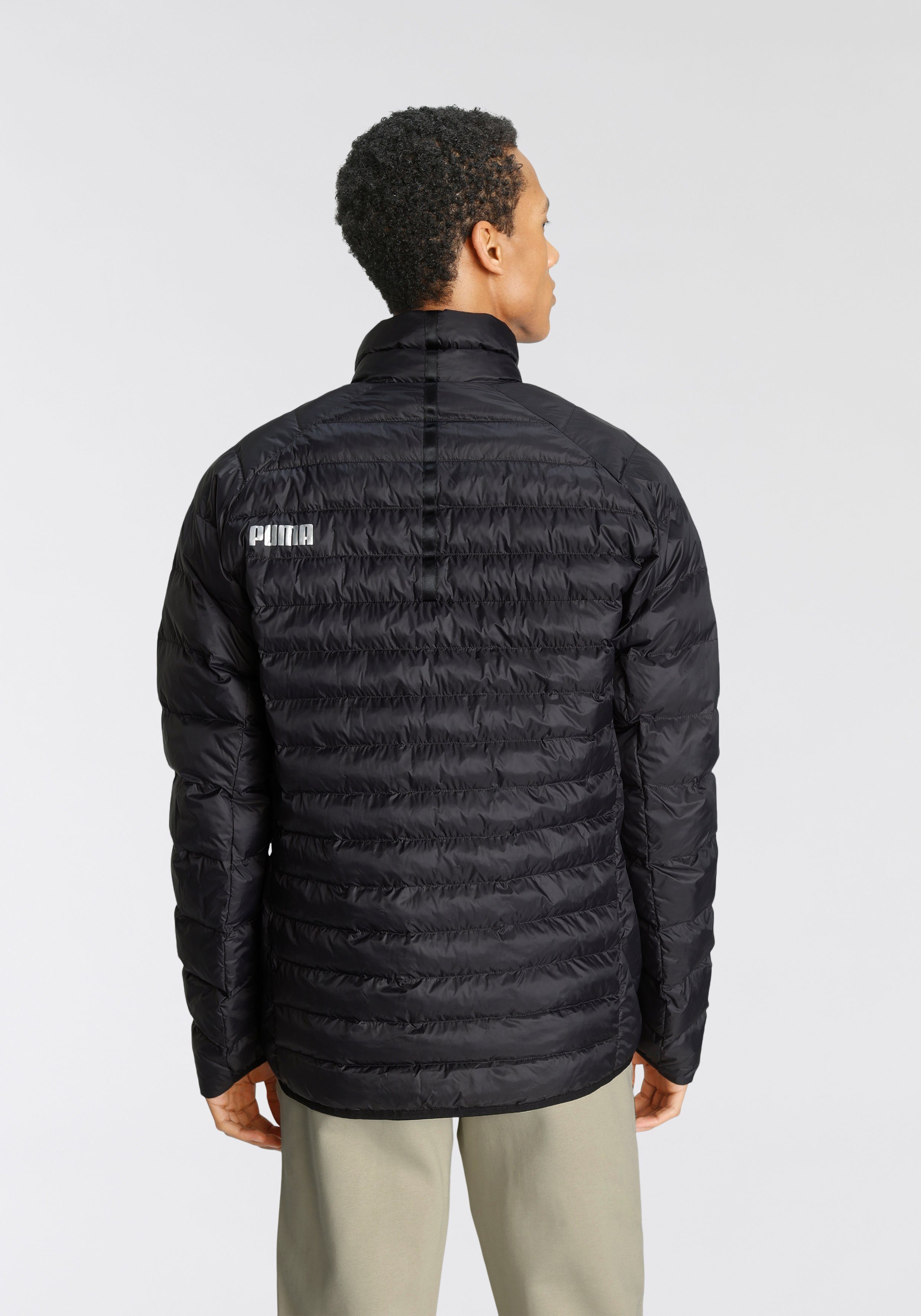 PUMA Winterjacke PACKLITE PRIMALOFT JACKET mit Stehkragen, atmungsaktiv, winddicht, für kalte Jahreszeit