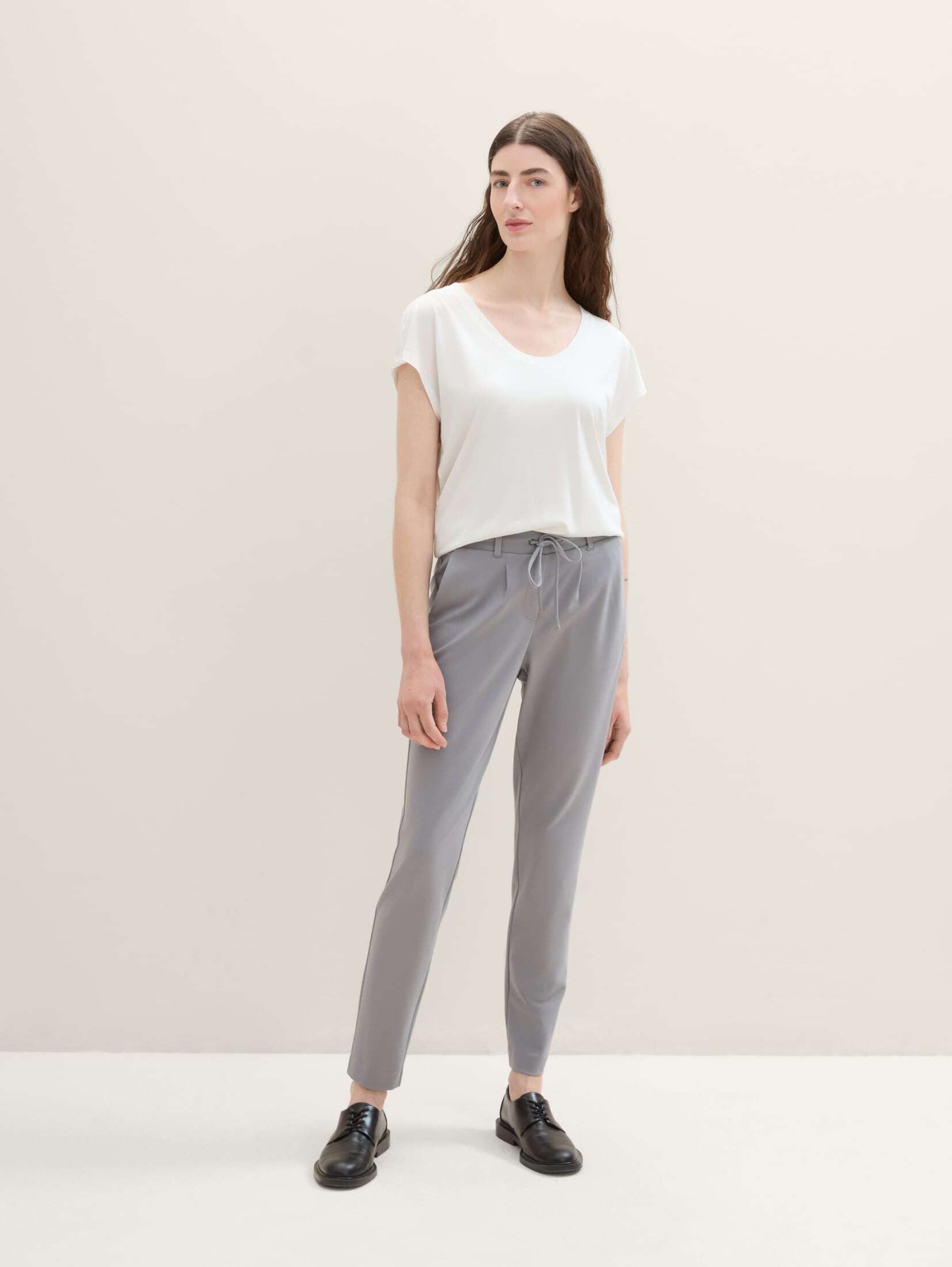 TOM TAILOR 7/8-Hose Loose FIt Stoffhose günstig online kaufen