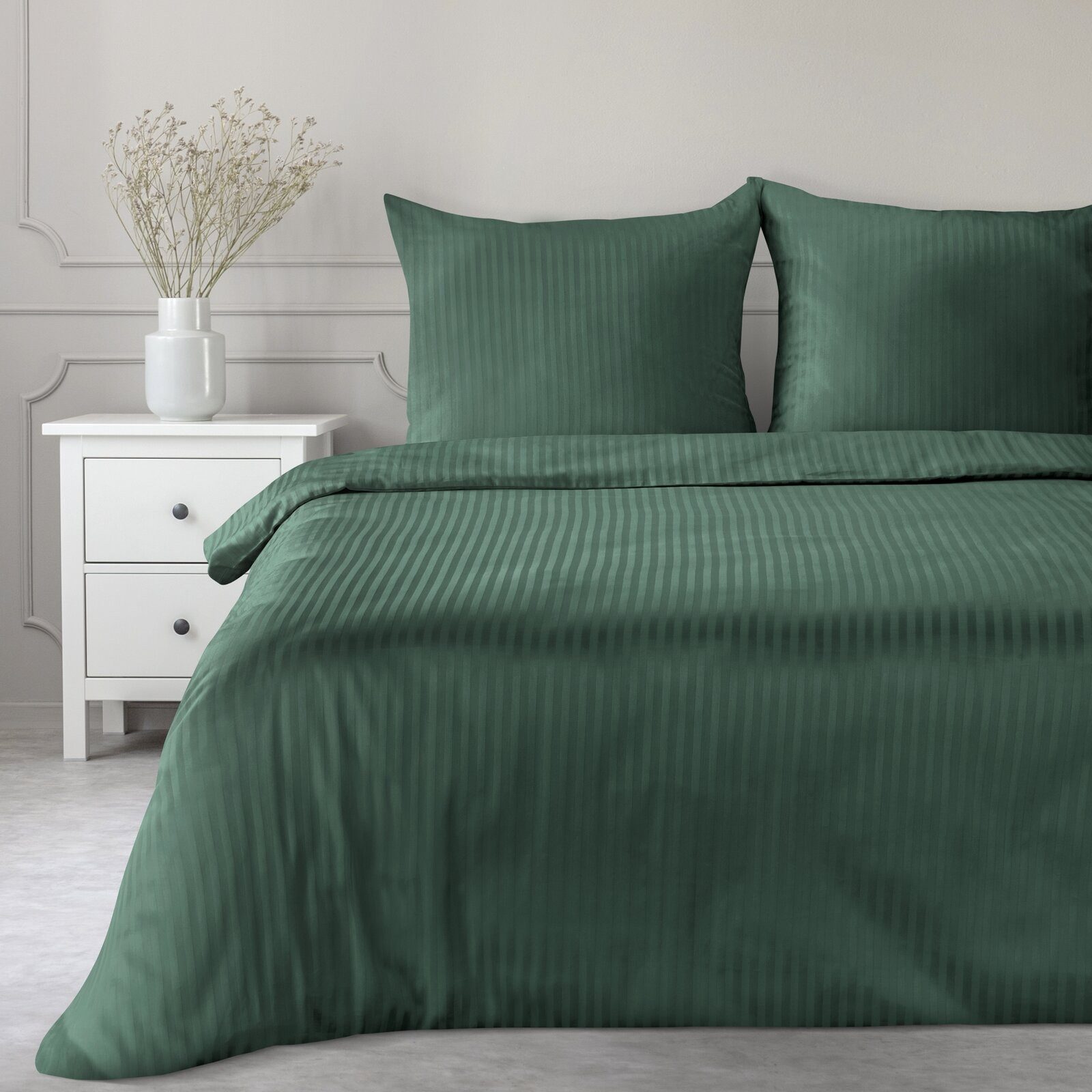 Eurofirany Bettwäsche Satin-Damast Bettwäschegarnitur 2TLG / günstig online kaufen