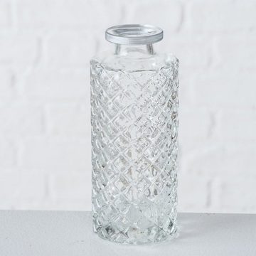 BOLTZE Tischvase Vase im 3er Set aus Glas in Flaschenform Tischdekoration