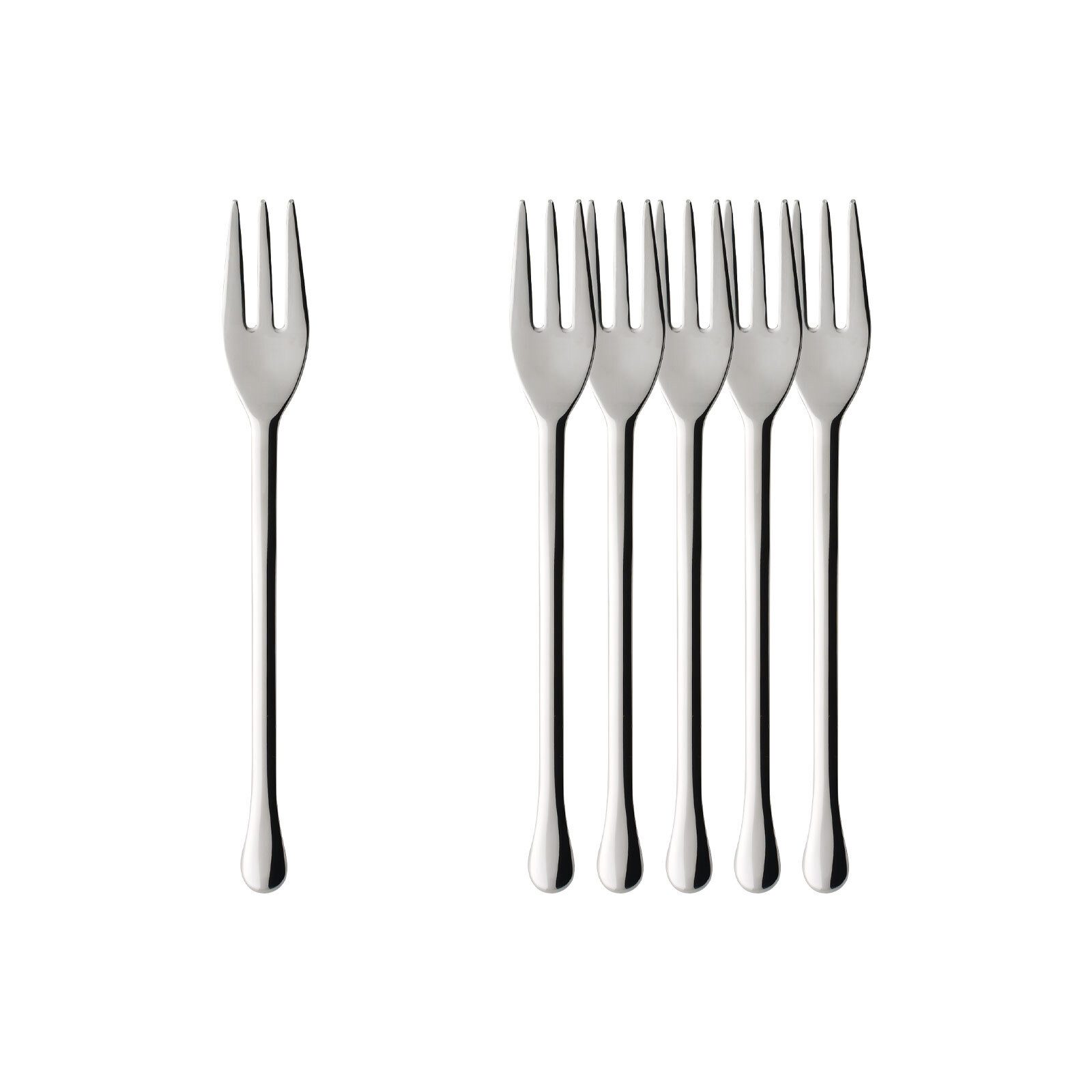 Villeroy & Boch Kuchengabel Udine Kuchengabeln 15,6 cm 6er Set (6 Stück)