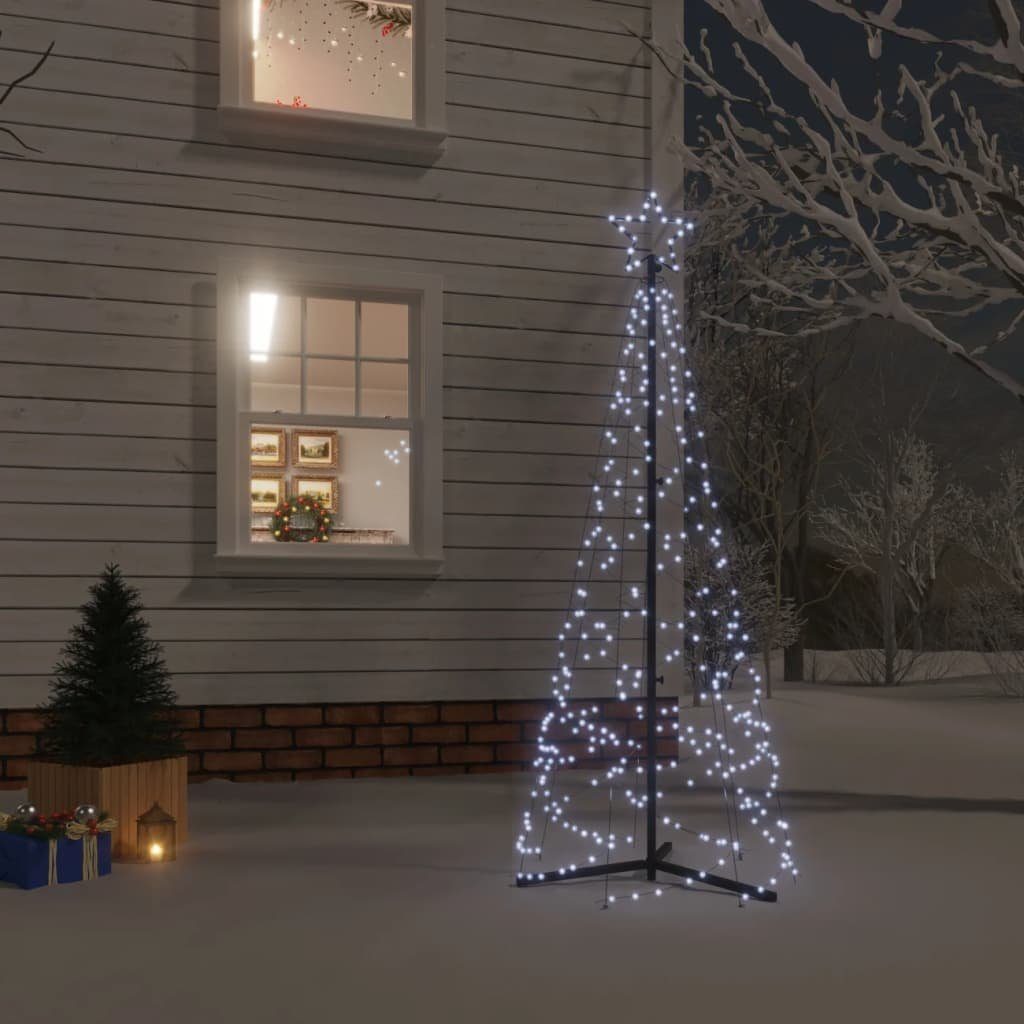 LED LEDs Kegelform Baum 200 cm LED-Weihnachtsbaum vidaXL 70x180 Kaltweiß