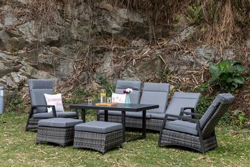 MANDALIKA Garden Loungeset Dining Lounge Set Ravello XL