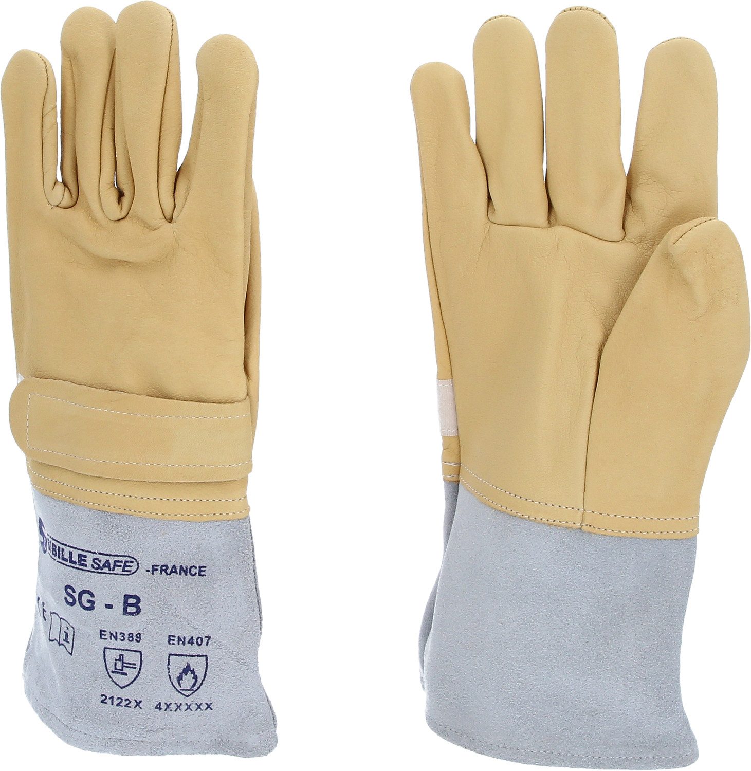 Gartenhandschuhe Überzieh-Handschuh für Elektriker-Schutzhandschuh, Größe 8+9 (117.01