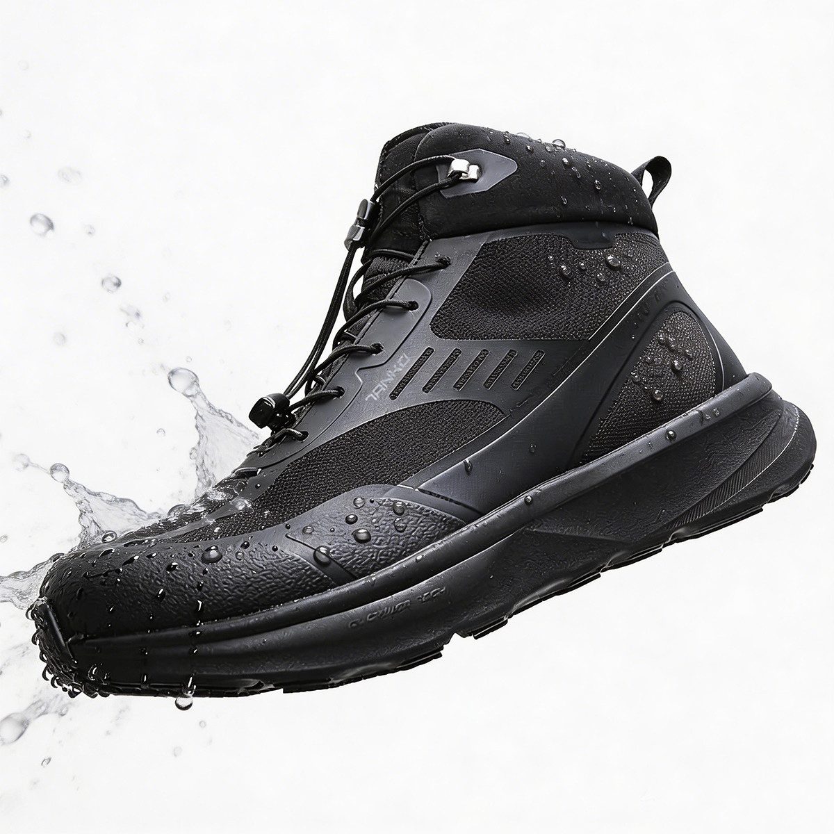 AVOCCO Herren Wasserdichte Wanderschuhe,Leicht Wanderschuh (Spar-Set, 1-tlg., Atmungsaktiv Trekking Camping Bergschuhe) Schwarzer-Ritter-Stil, Geschenke fur Manner