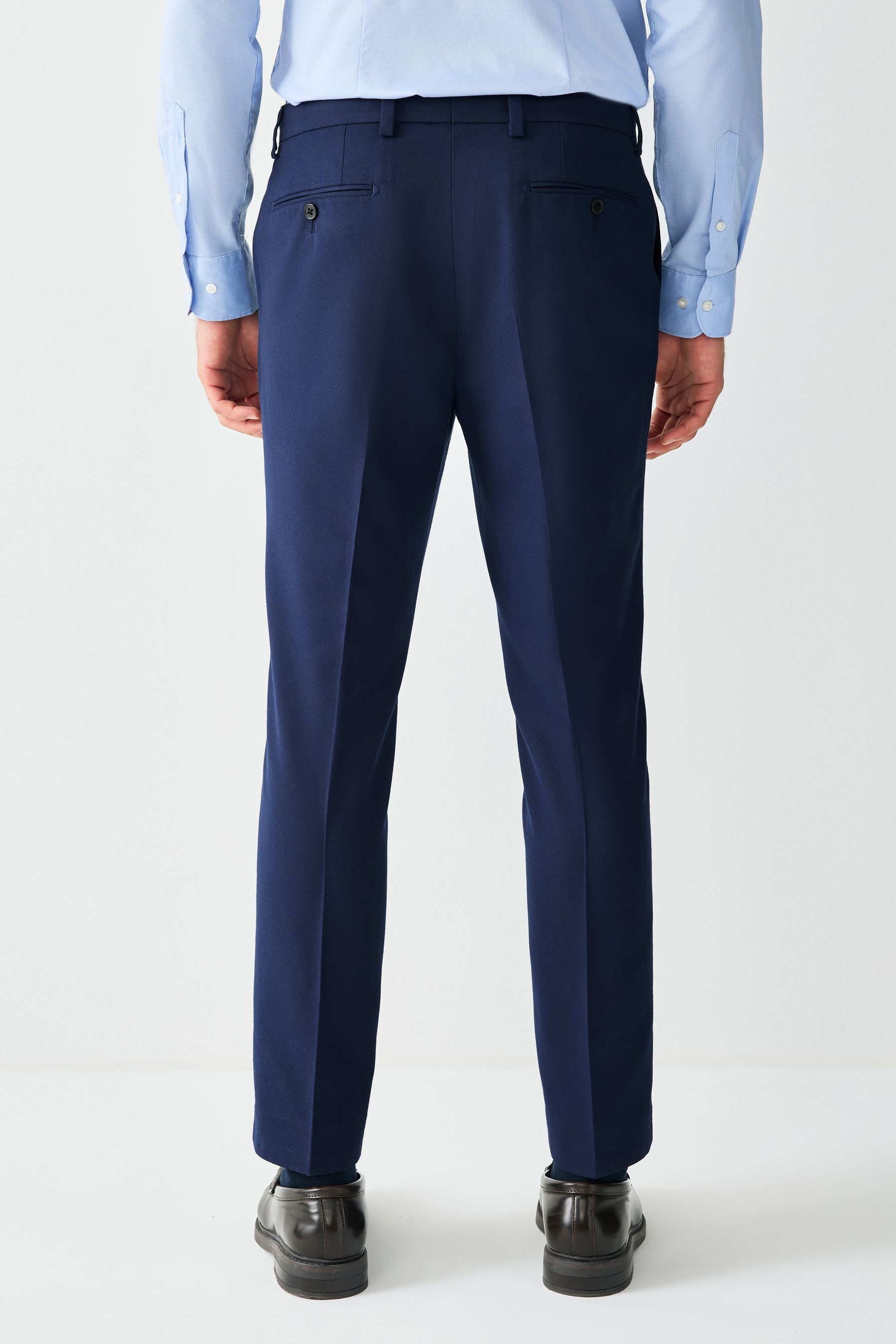 Next Anzughose Skinny Fit Anzughose mit Struktur (1-tlg) günstig online kaufen