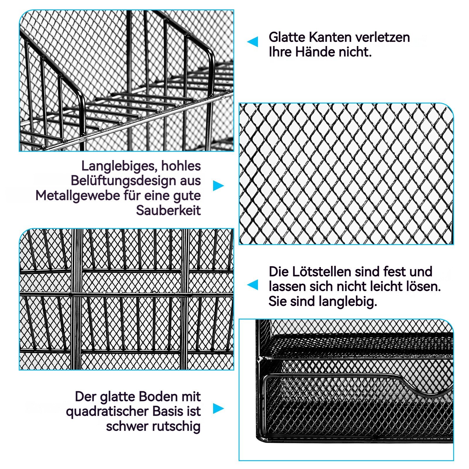 BlingBin Organizer Schreibtisch Organizer für Bürobedarf, mit Schublade (Schubladen-Aufbewahrungsbox für Bürobedarf, Schreibtischaufsatz, 1 St., Multifunktional – Bild 5 von 5