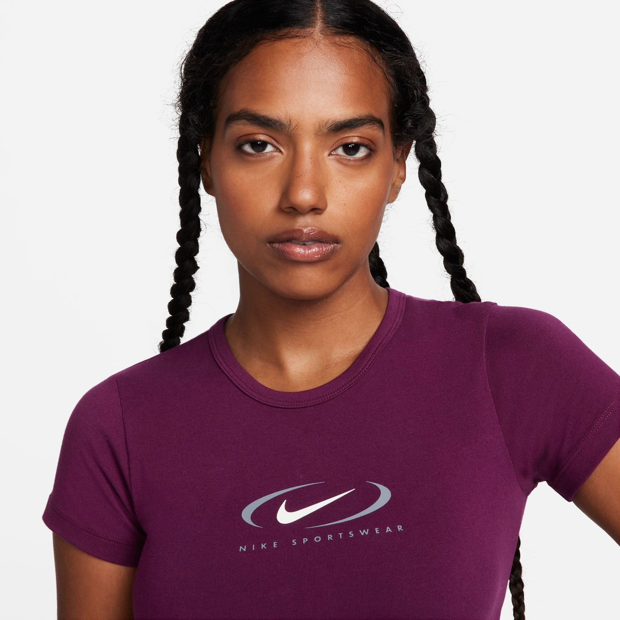 BBY Sportswear Nike SWSH W NSW T-Shirt BORDEAUX TEE