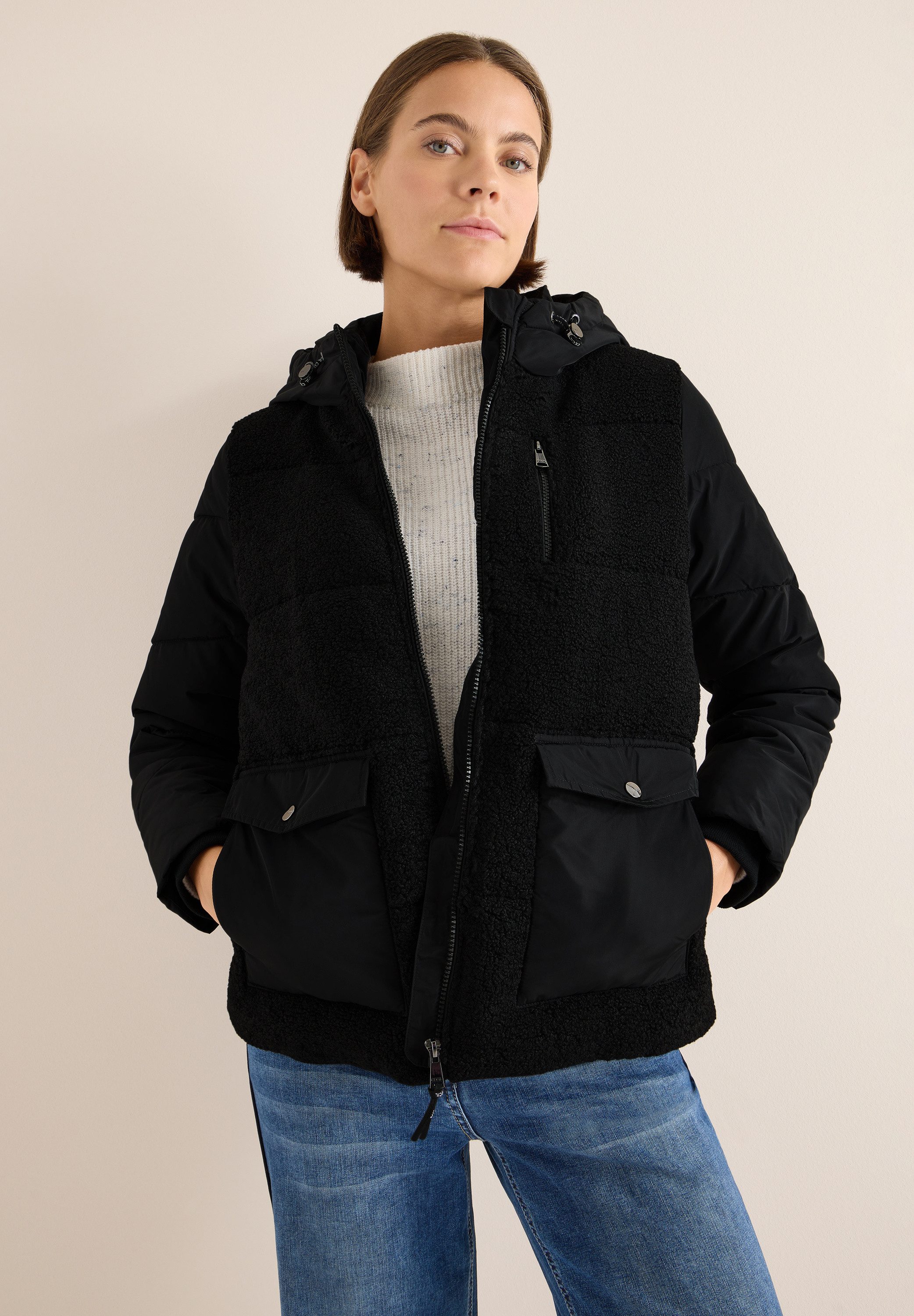 Fellimitatjacke