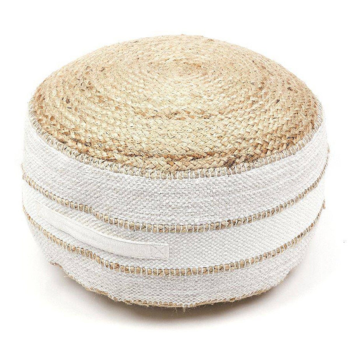 Today Polsterhocker Sitzhocker rund Indies, Jute und Baumwolle, Ø 50 cm (1 Stk., Sitzhocker), funktional
