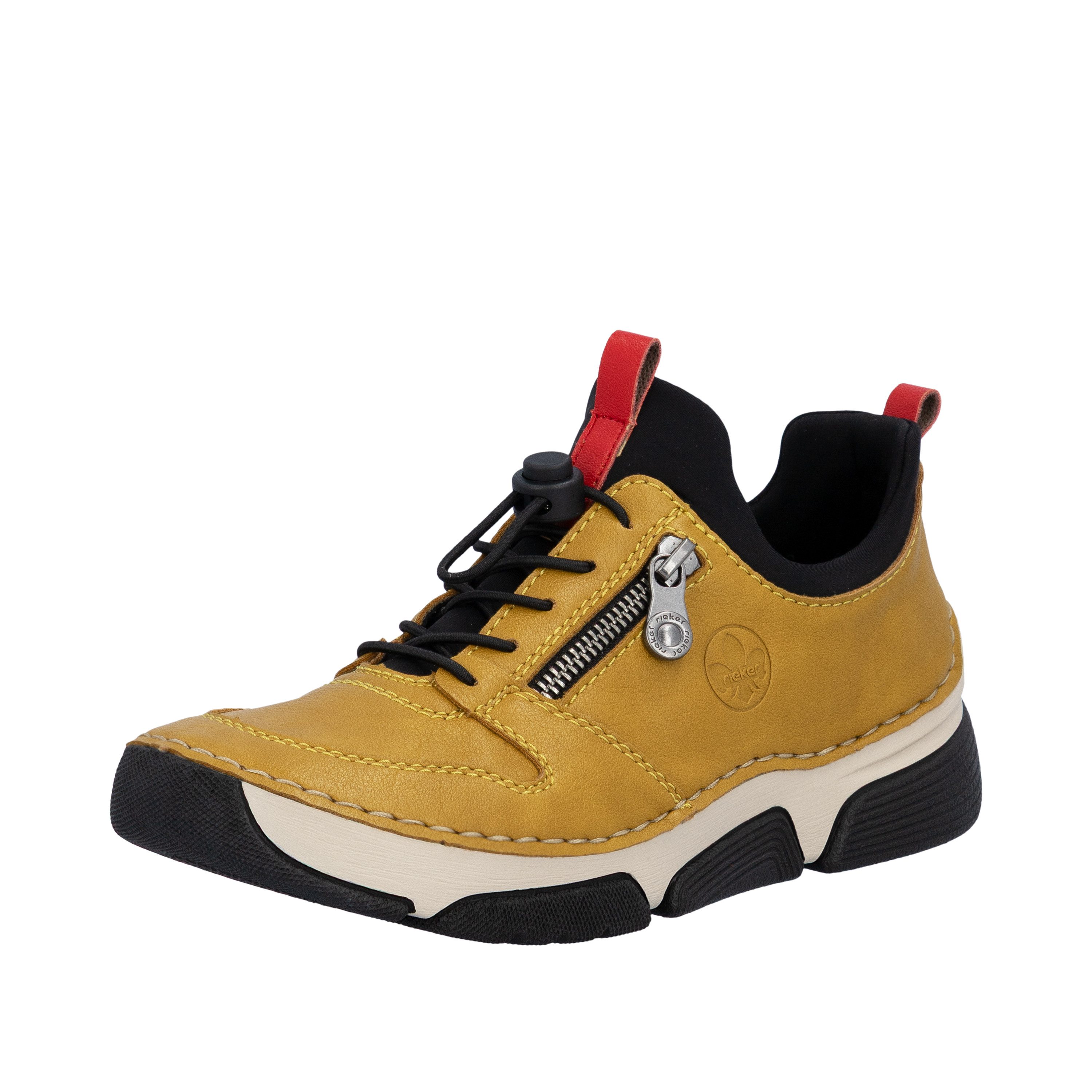 Rieker Slip-On Sneaker Schlupfschuh, Halbschuh, Freizeitsneaker, Gummizug, Schnellverschluss