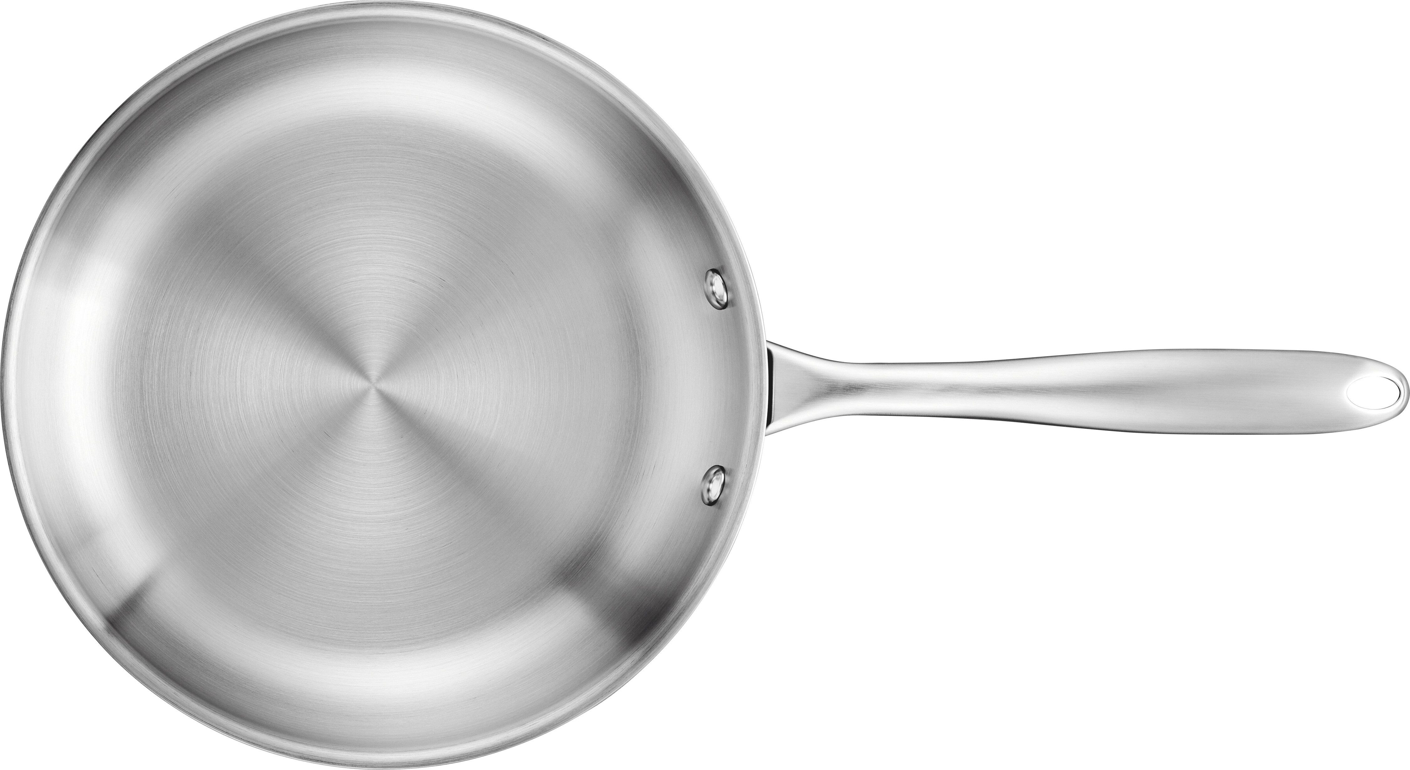 HENCKELS by ZWILLING Bratpfanne Glace, Edelstahl (1-tlg), Hochwertiger Edelstahl, Ideal für scharfes Anbraten, Induktion