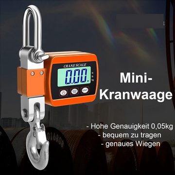 Welikera Kofferwaage Electronic scale, 500kg digital display handheld electronic scale