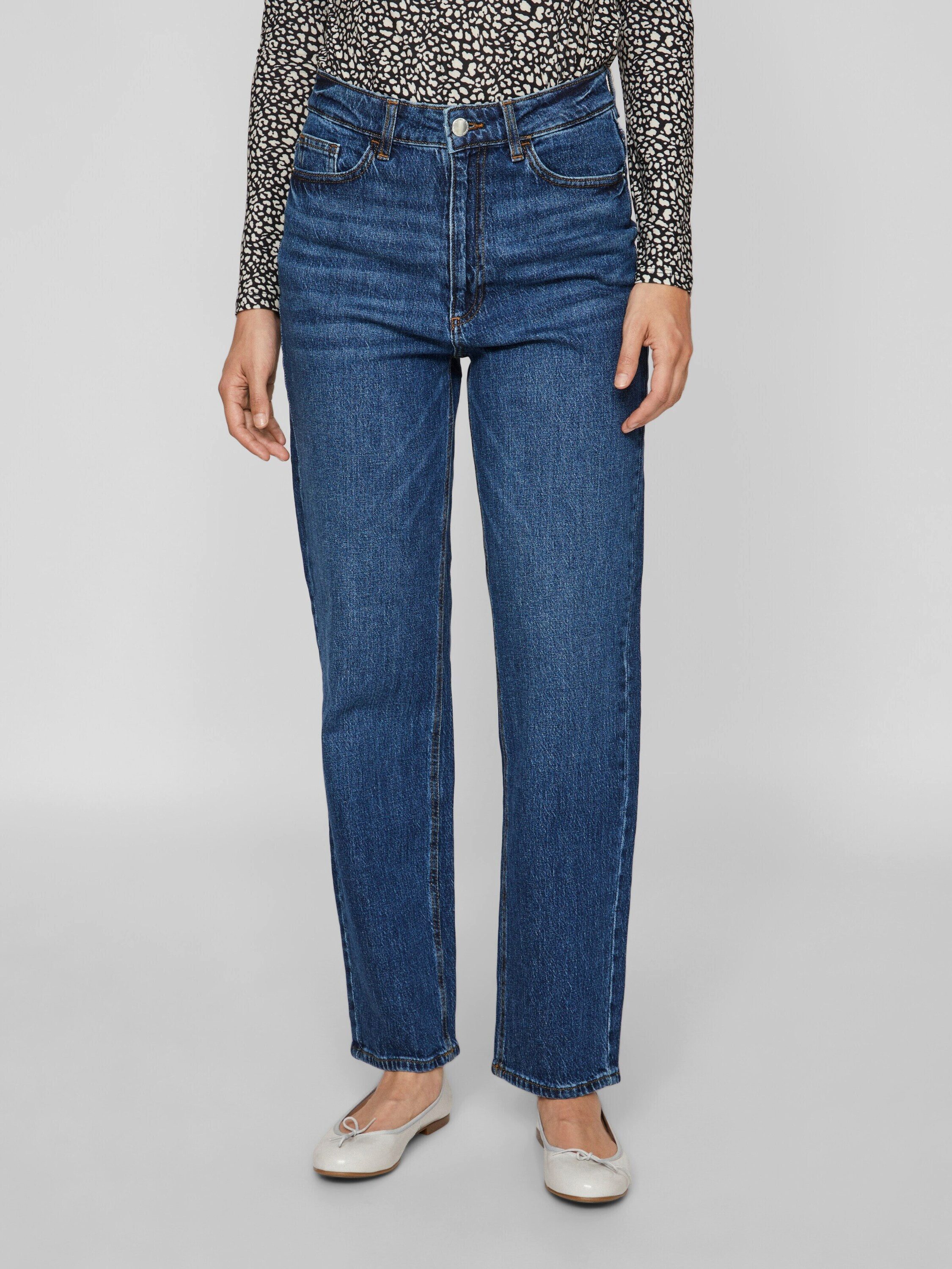 Vila Loose-fit-Jeans KELLY (1-tlg) Plain/ohne Details