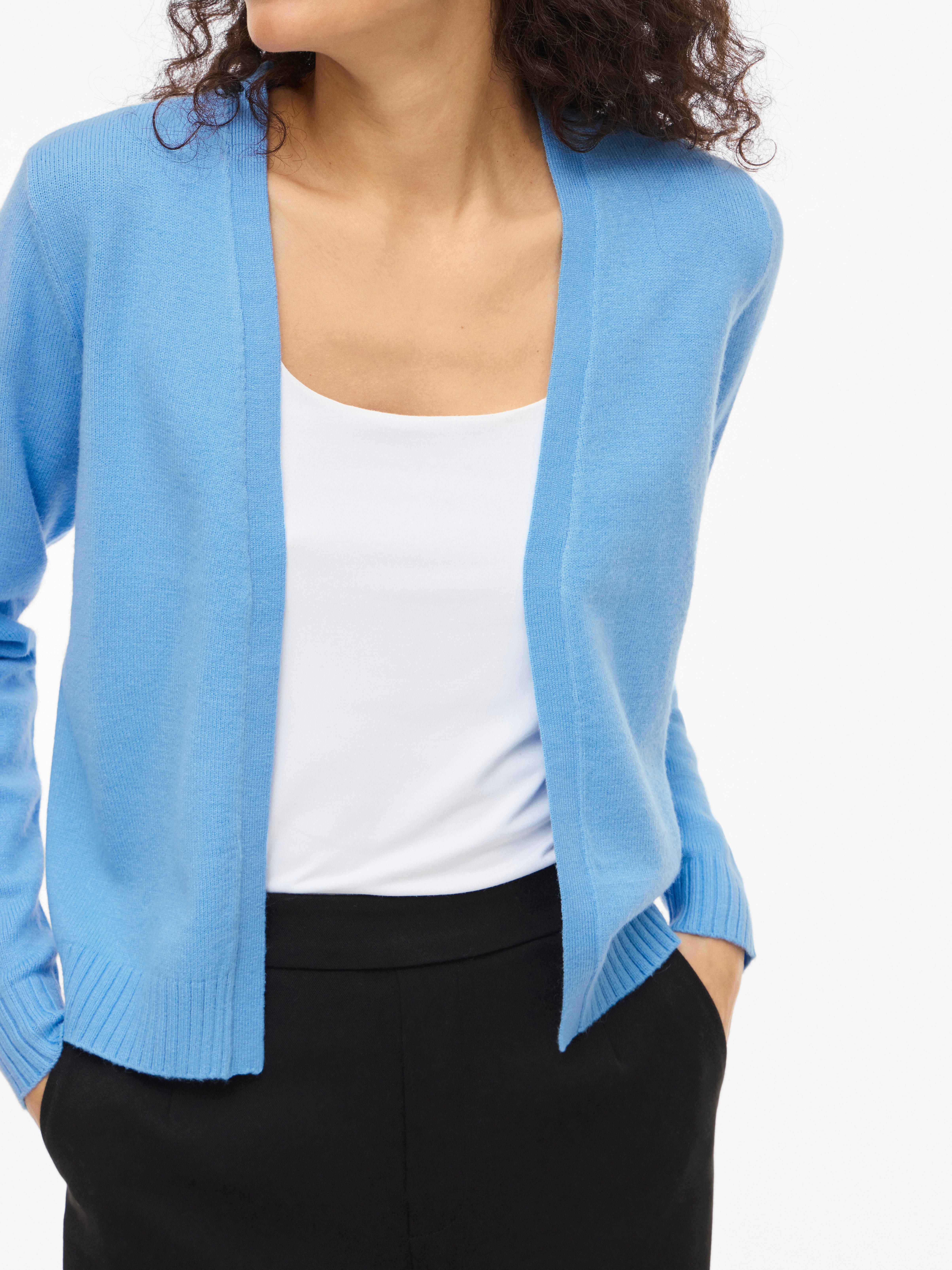 Vila Cardigan VIRIL SHORT L/S KNIT CARDIGAN-NOOS Materialmix, regular fit