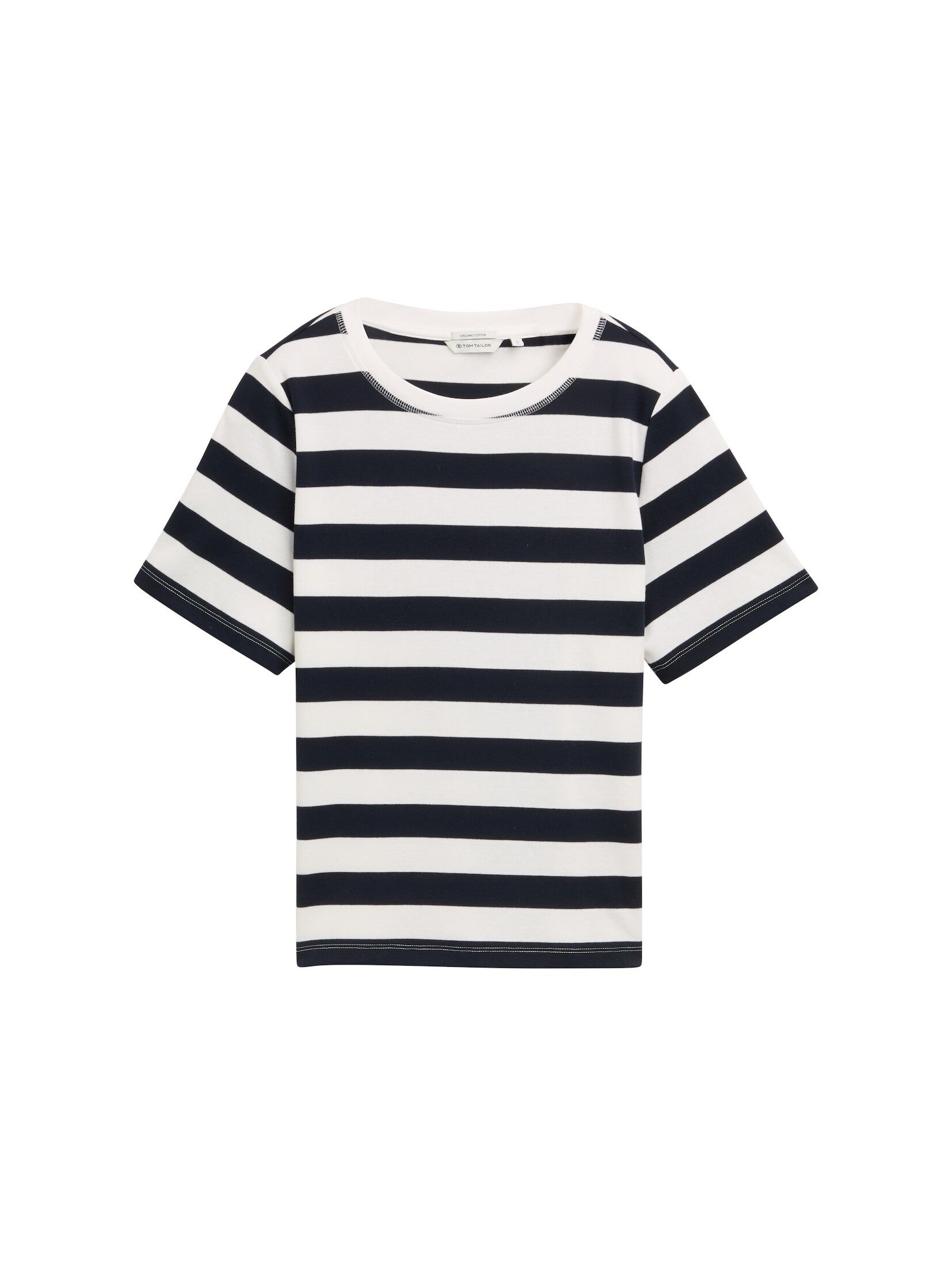 TOM TAILOR T-Shirt T-Shirt aus Baumwolle günstig online kaufen