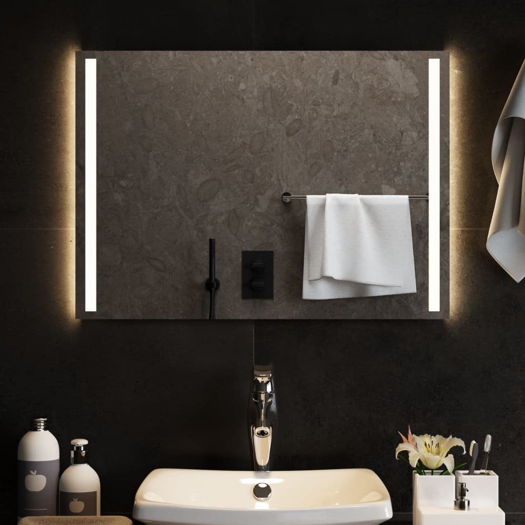 furnicato Wandspiegel LED-Badspiegel 70x50 cm | Wandspiegel