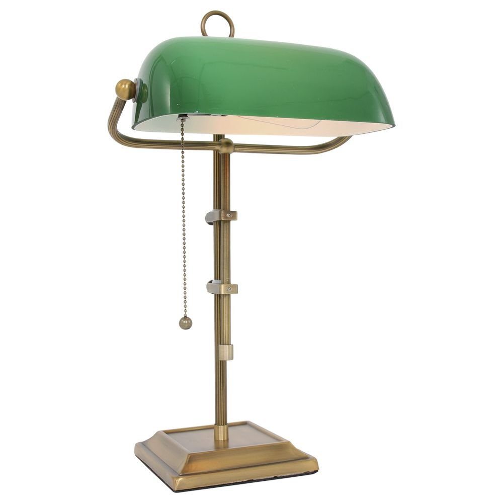 Steinhauer LIGHTING click-licht Tischleuchte Tischleuchte Ancilla in Bronze und Grün E27, keine Angabe, Leuchtmittel enthalten: Nein, warmweiss, Tischleuchte, Nachttischlampe, Tischlampe