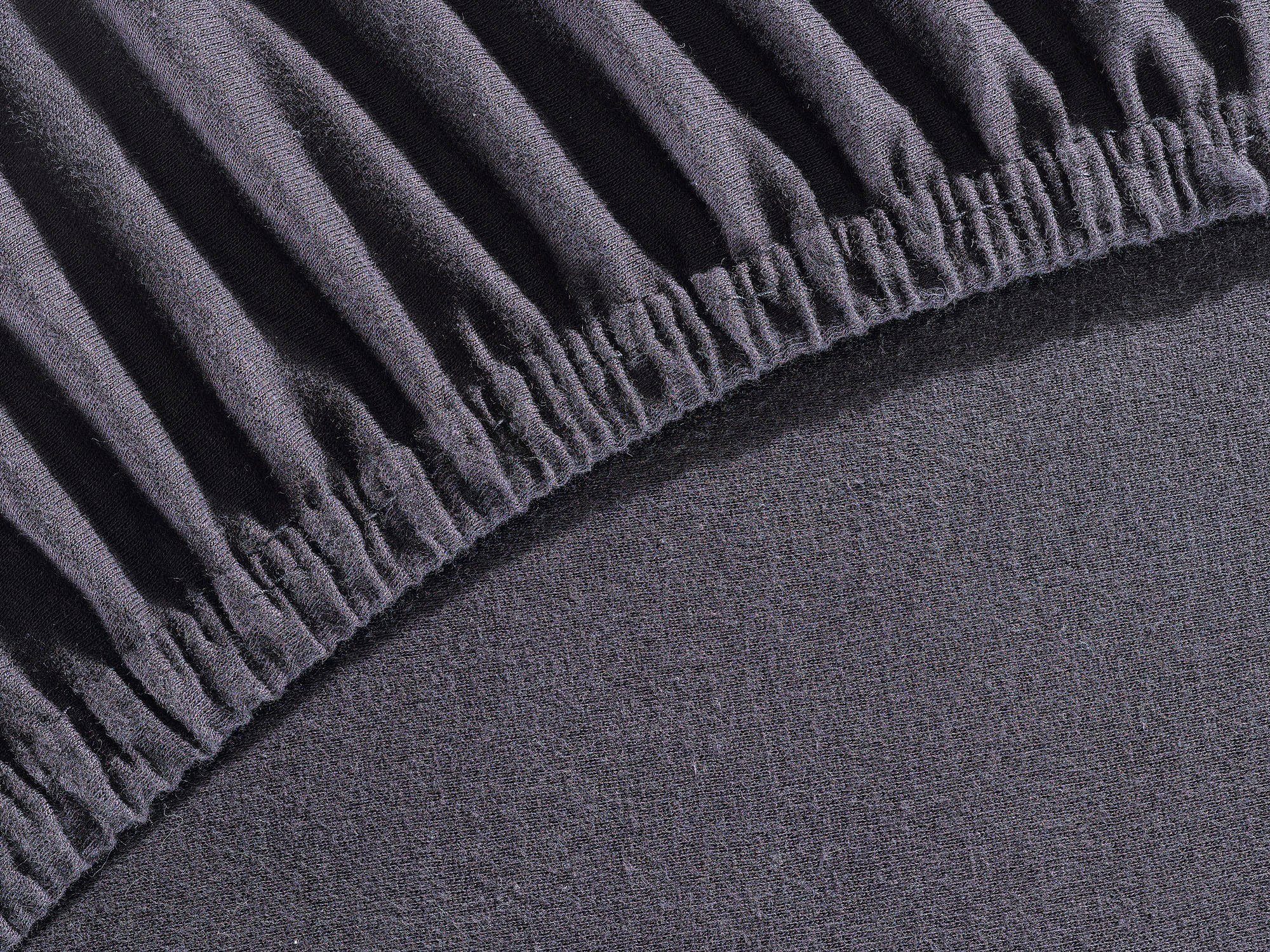 Hometex Premium Textiles Spannbettlaken Exclusive Topper-Spannbettlaken, Jersey, Für Matratzentopper und Boxspringbett Topper – Bild 4 von 5