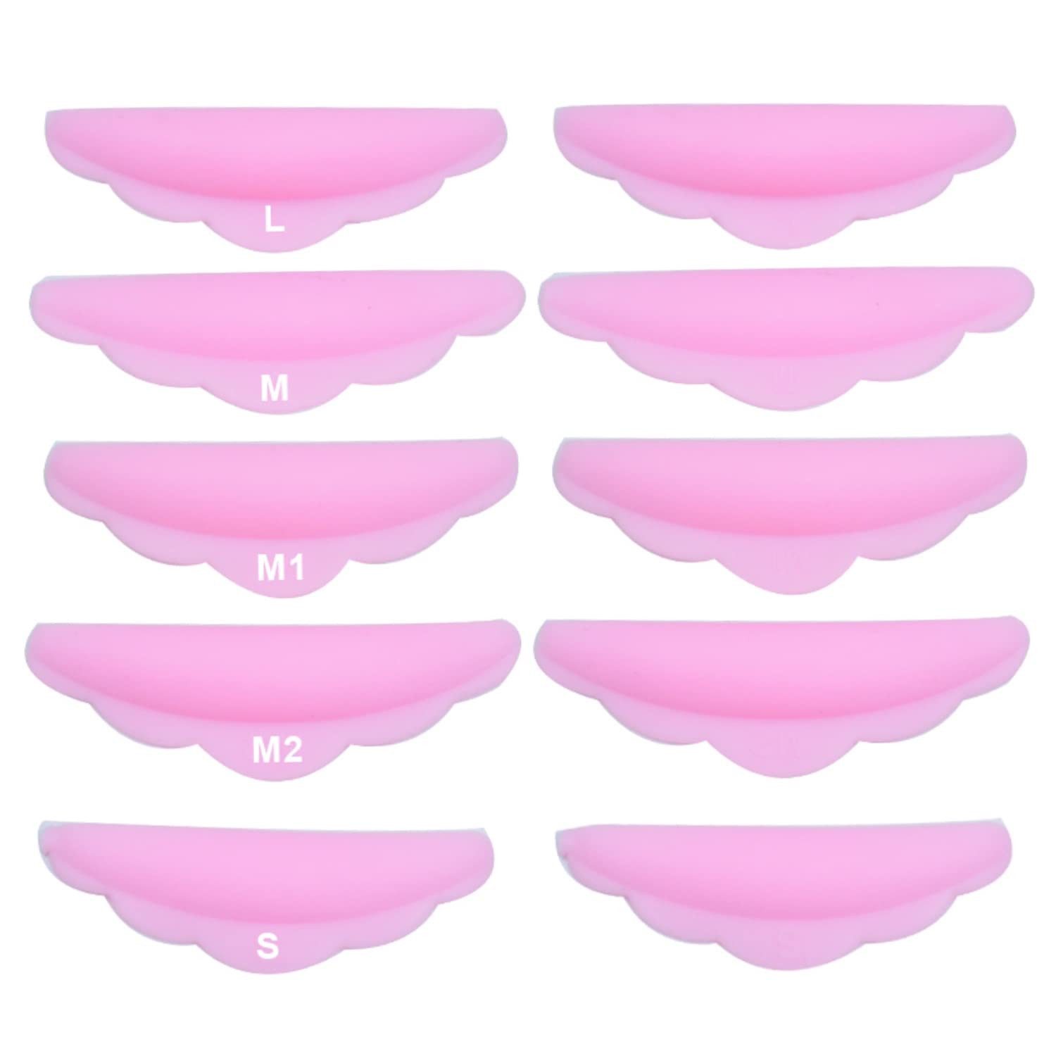 P-Beauty Cosmetic Accessories Einzelwimpern Silikon Pads Wimpernlifting Lashlifting Wimpernwelle Color 10 Stück