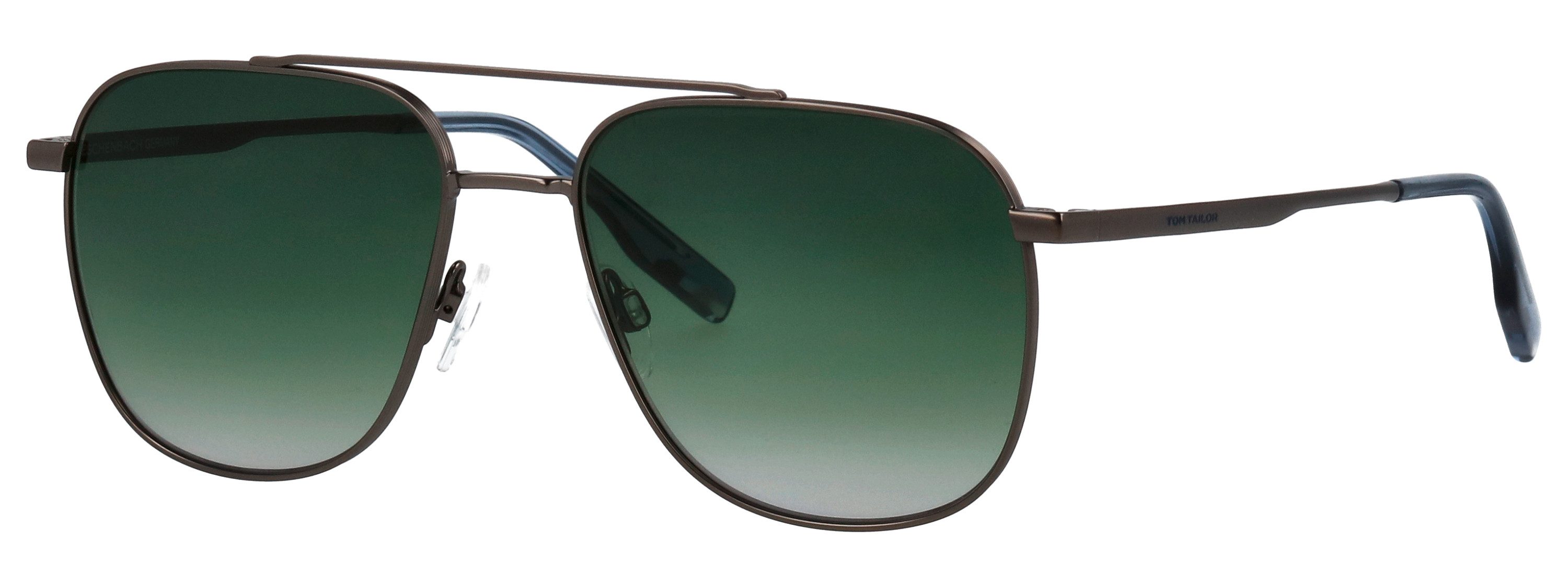 TOM TAILOR Sonnenbrille Modell 675004 Form Pilot, Logoschriftzug auf Bügel, Metallfassung