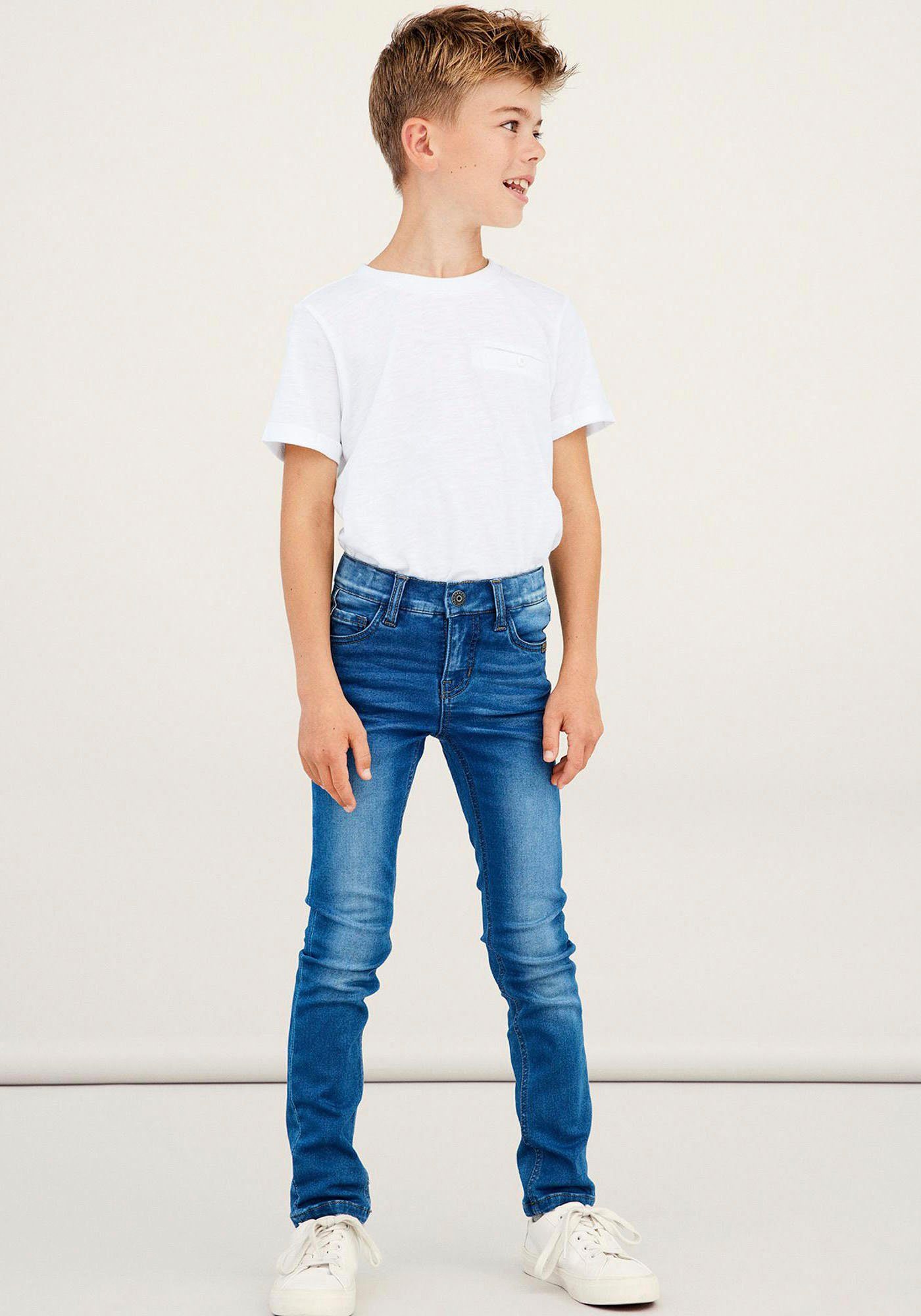 Stretch-Jeans Blau Name It